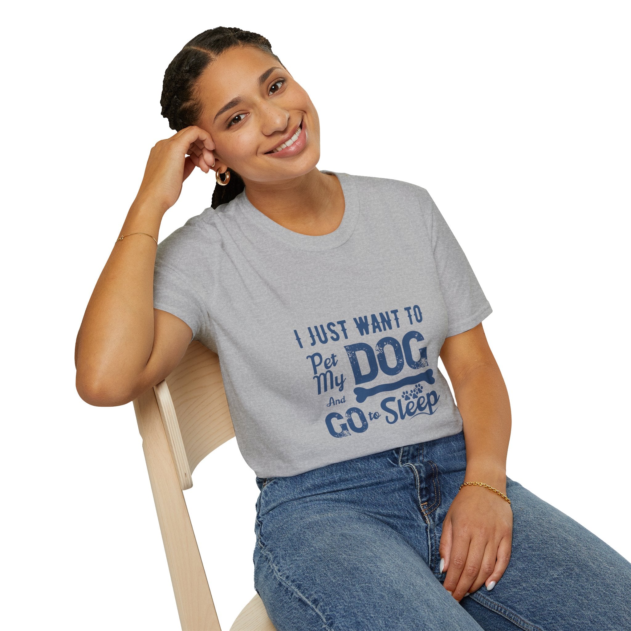 Funny Dog Lover Unisex T-Shirt, Pet Lover Gift, Cute Dog T-Shirt, Dog Mom, Dog Dad Apparel, Animal Lover Shirt