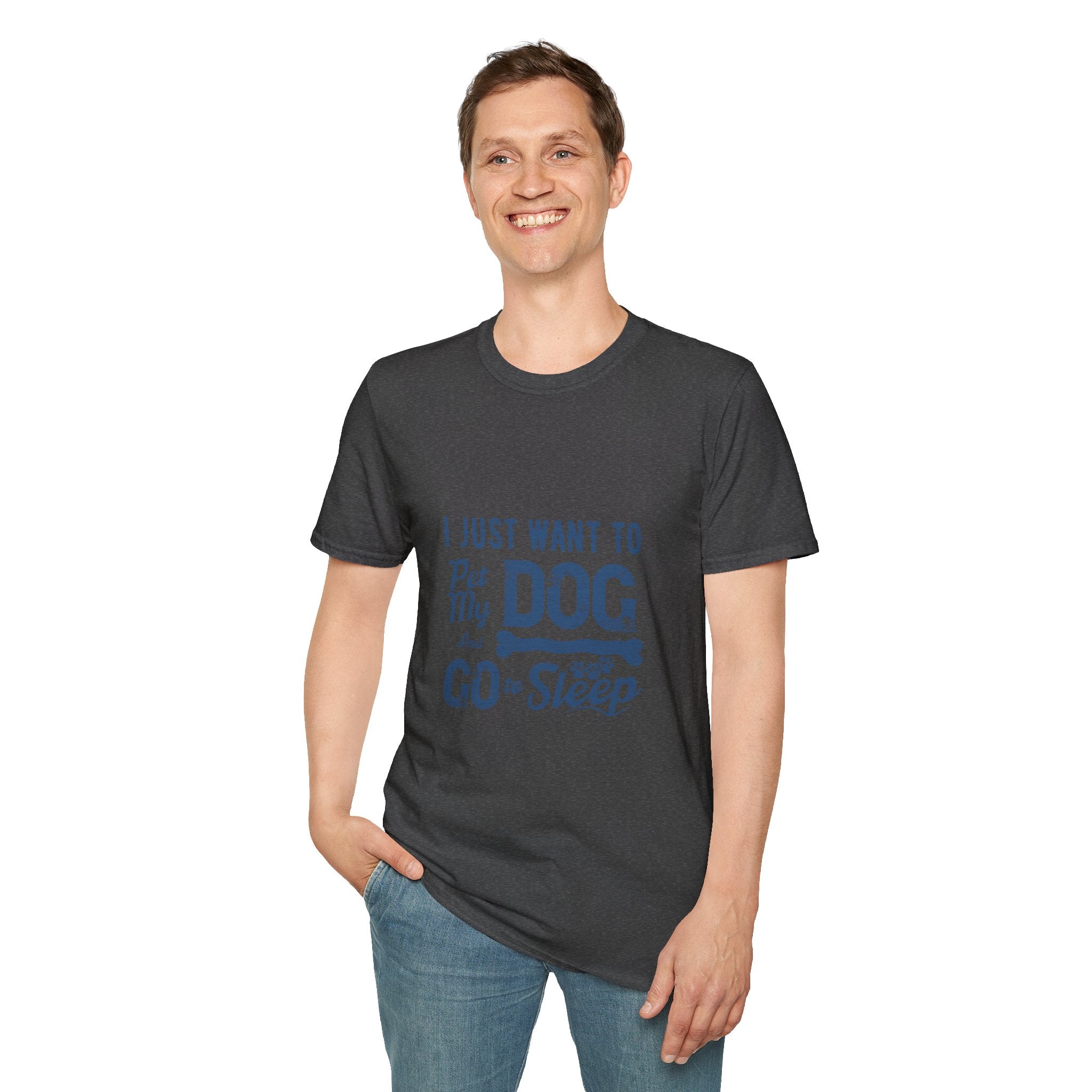Funny Dog Lover Unisex T-Shirt, Pet Lover Gift, Cute Dog T-Shirt, Dog Mom, Dog Dad Apparel, Animal Lover Shirt