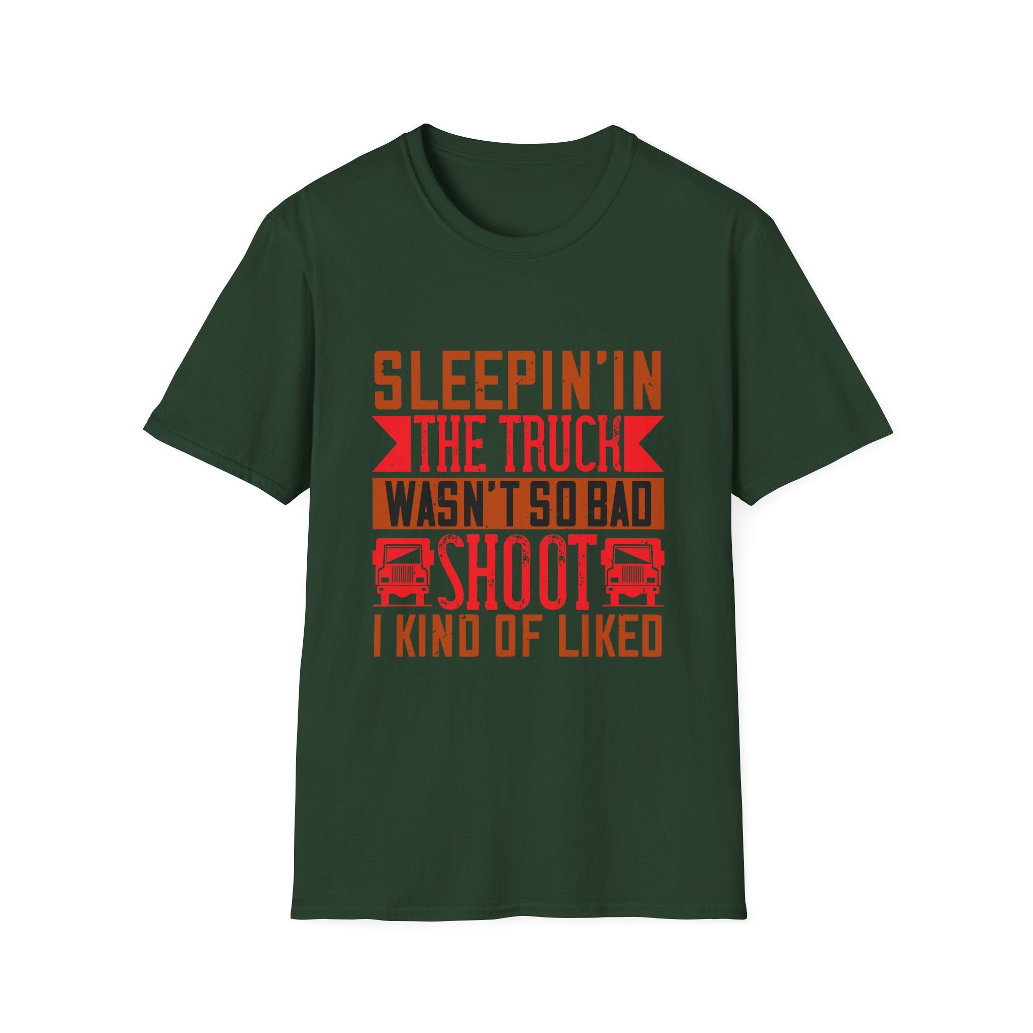 Sleepin' in the Truck Unisex T-Shirt, Casual Tee, Outdoor Adventure Shirt