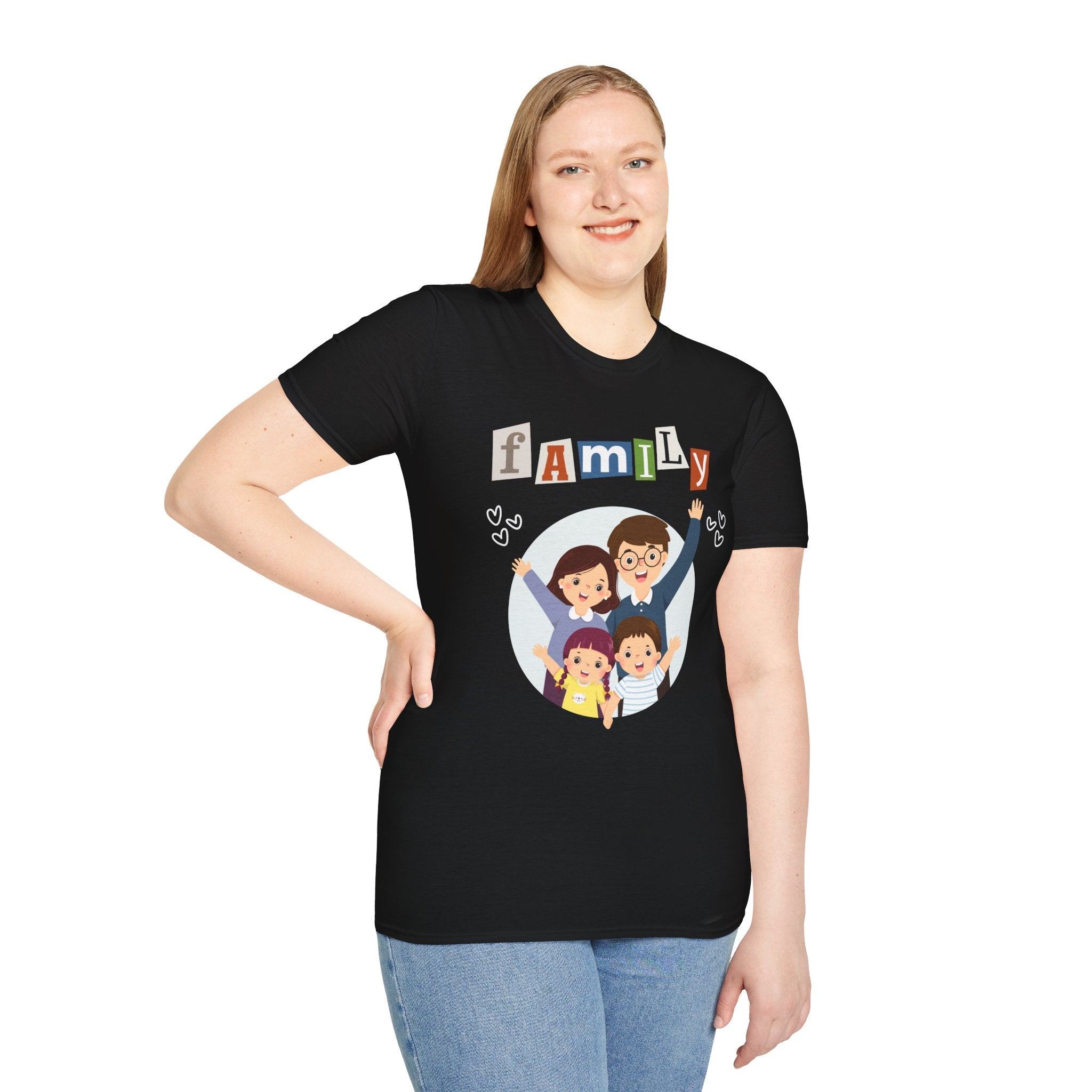 Family Love Unisex T-Shirt, Perfect Gift for Parents