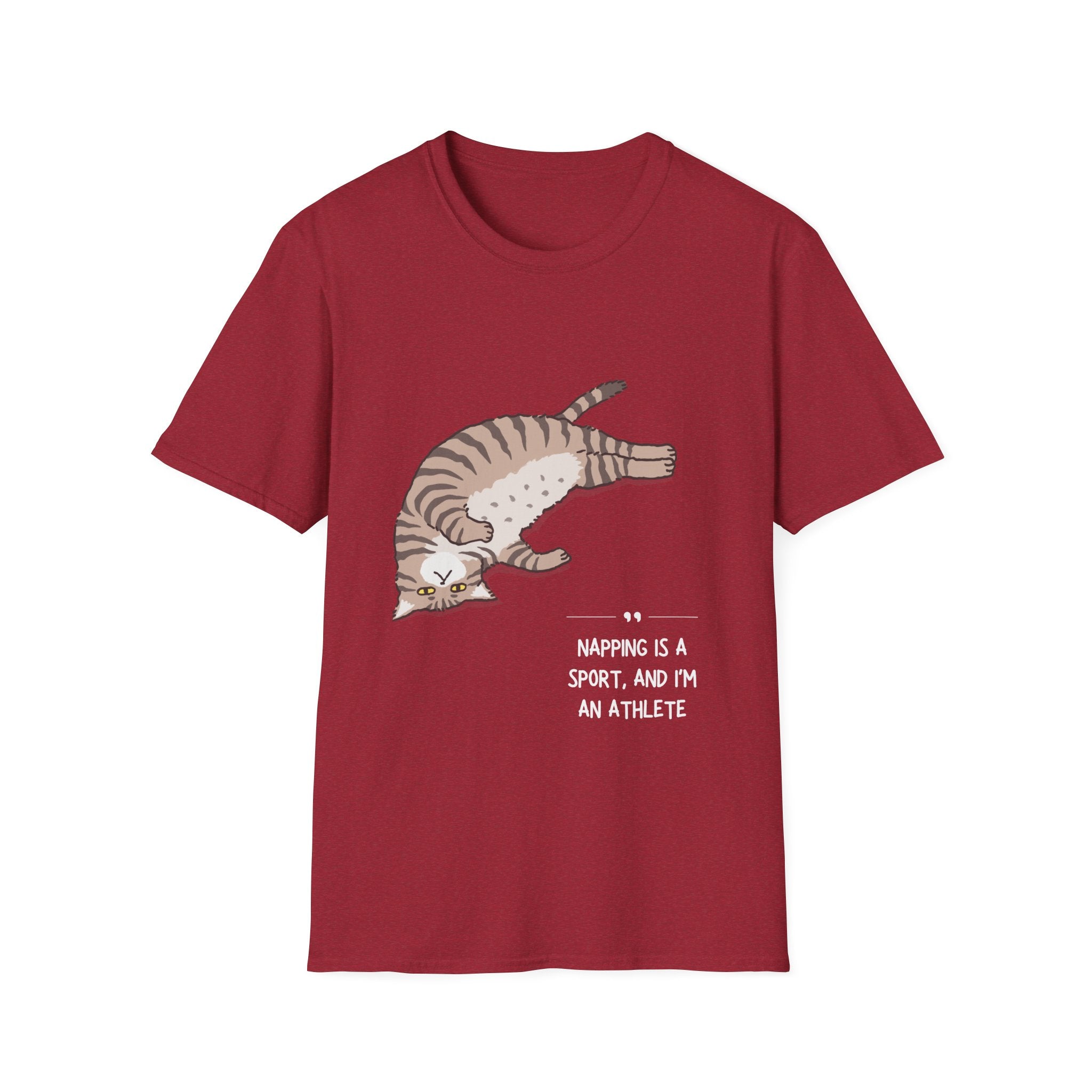 Cat Nap T-Shirt, Funny Cat Lover Gift, Unisex Tee