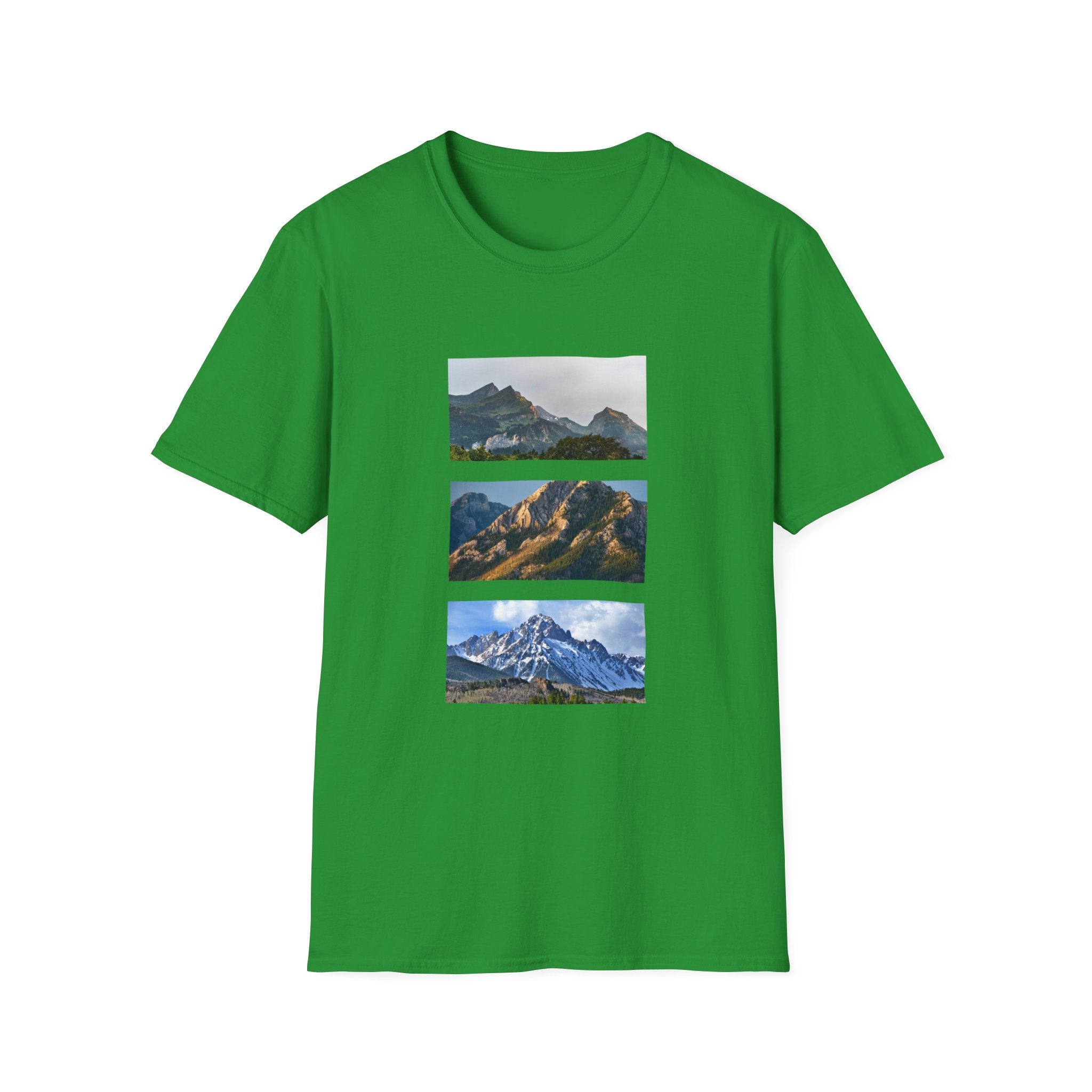 Mountain Photography Unisex Softstyle T-Shirt - Nature Lover Gift