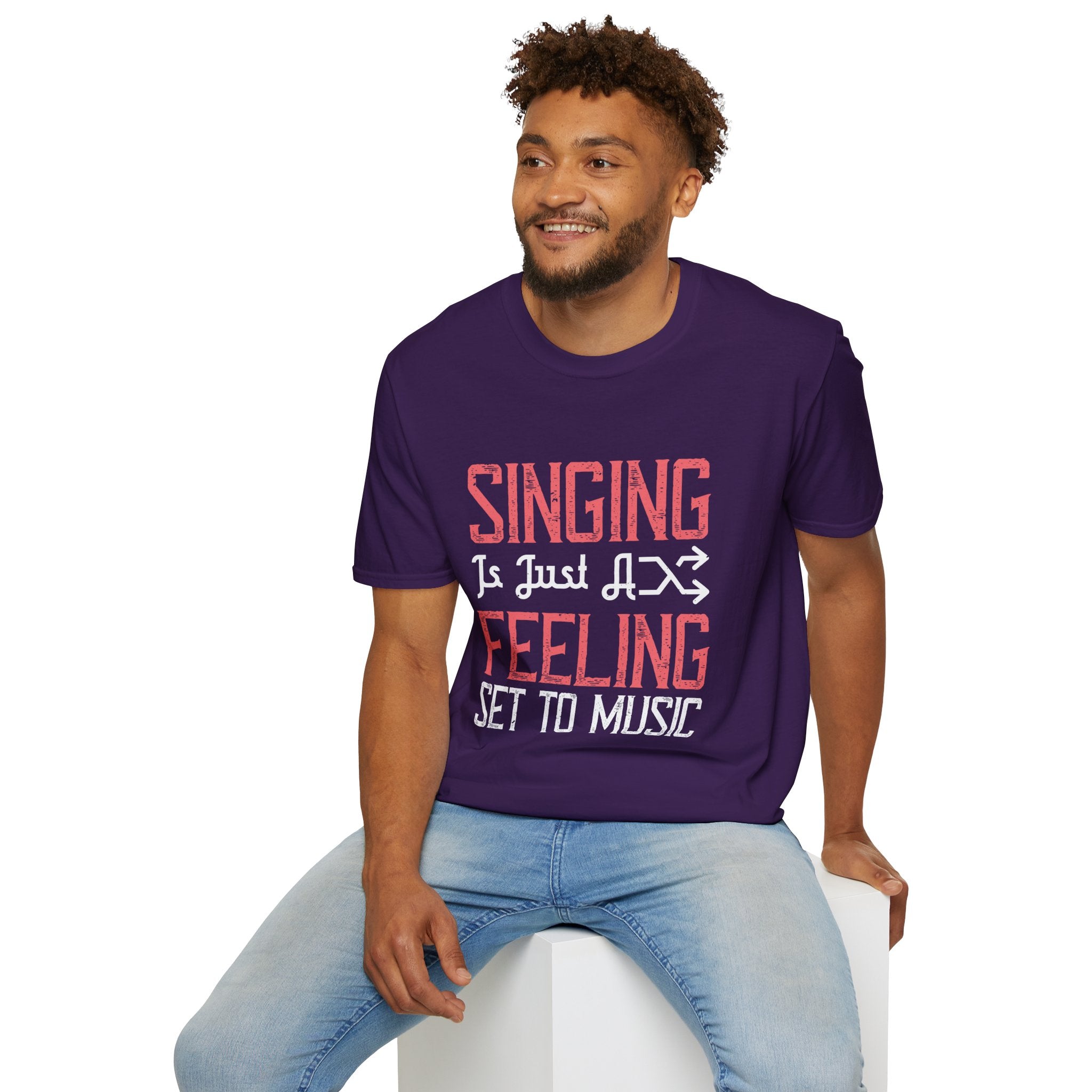 Singing Quote T-Shirt, Unisex Music Lover Tee, Gift for Singers