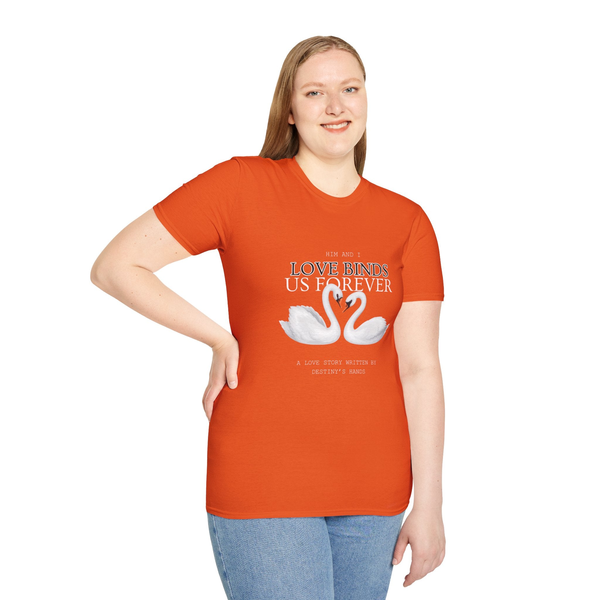 Romantic Swan Love T-Shirt | Perfect Gift for Couples