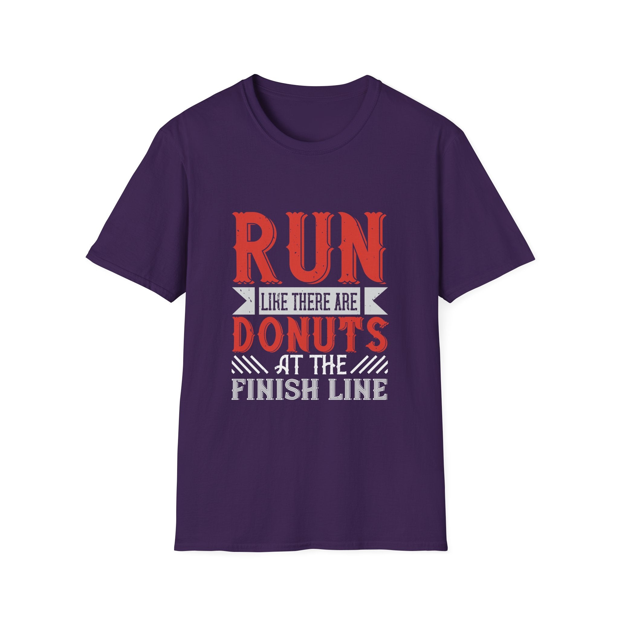 Playful Fitness T-Shirt - Perfect for Runners, Gift for Donut Lovers