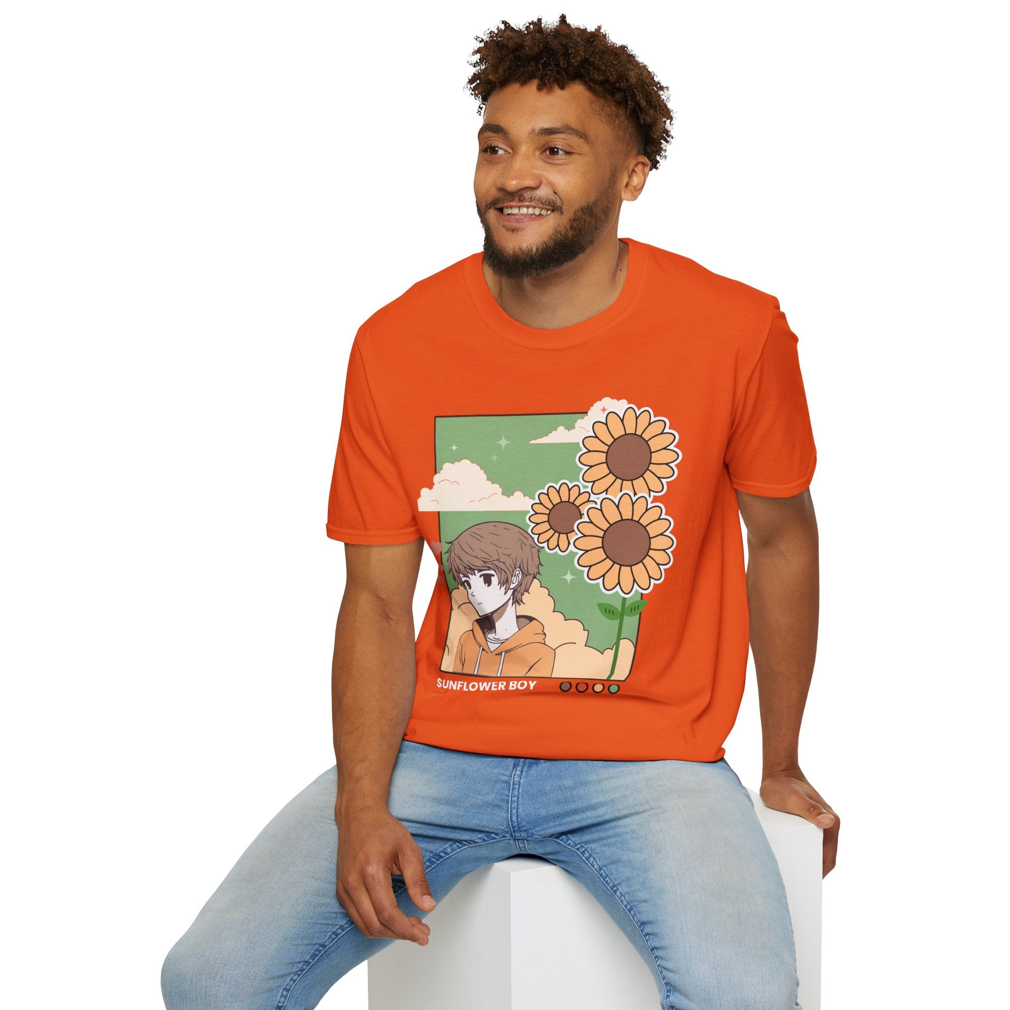 Sunflower Aesthetic Unisex T-Shirt, Softstyle Tee, Casual Wear