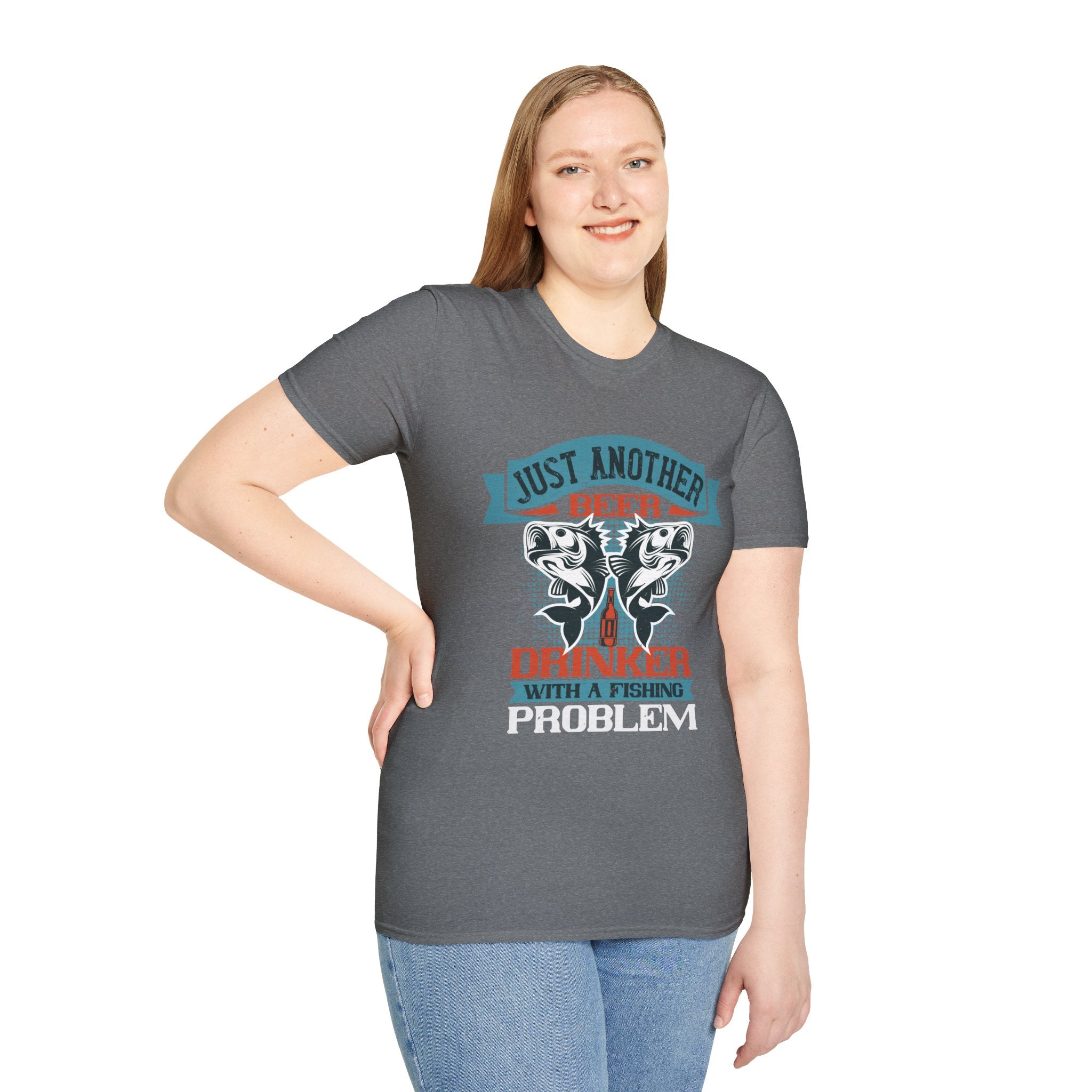 Just Another Beer Drinker Fishing T-Shirt, Unisex Graphic Tee