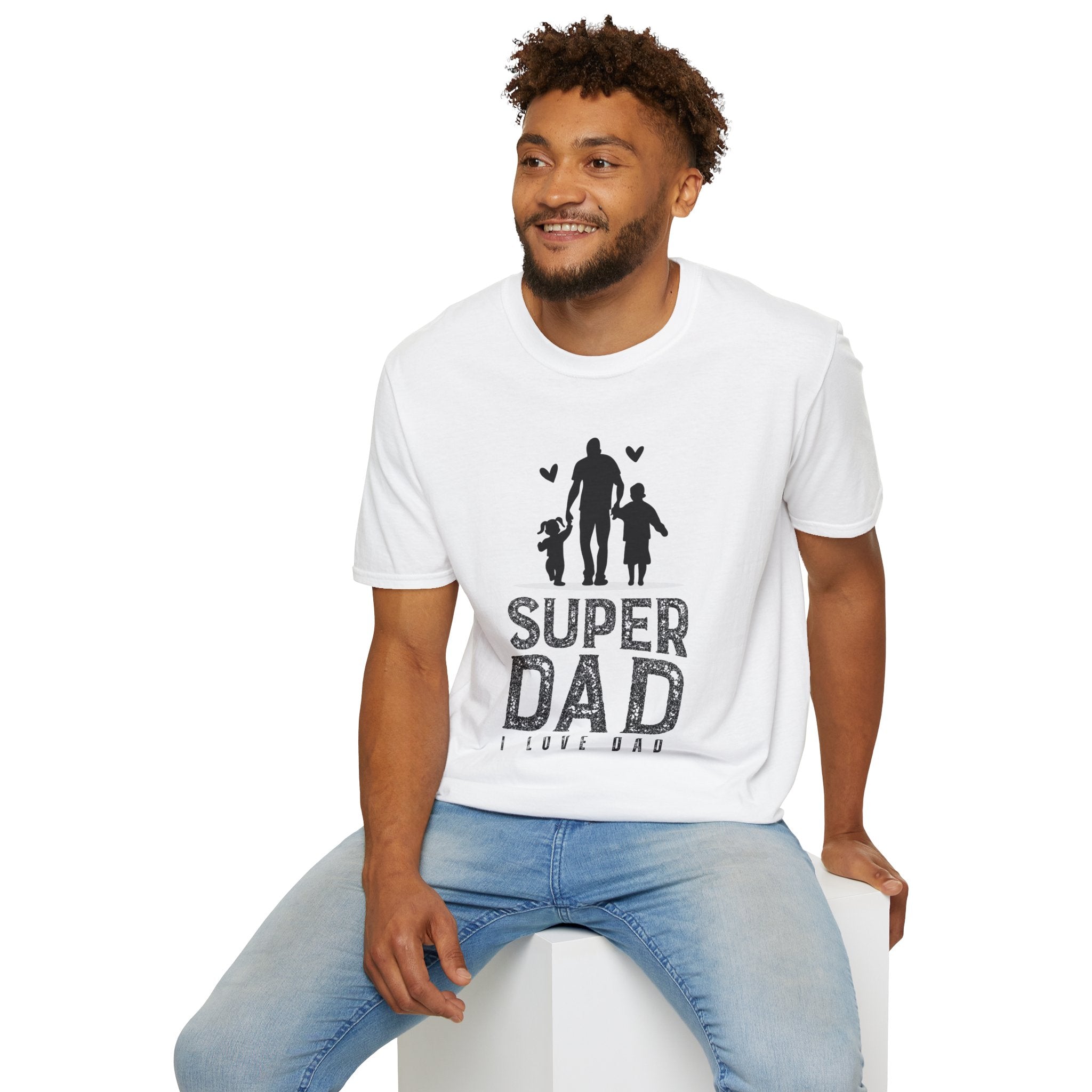 Super Dad Unisex Softstyle T-Shirt, Father's Day Gift