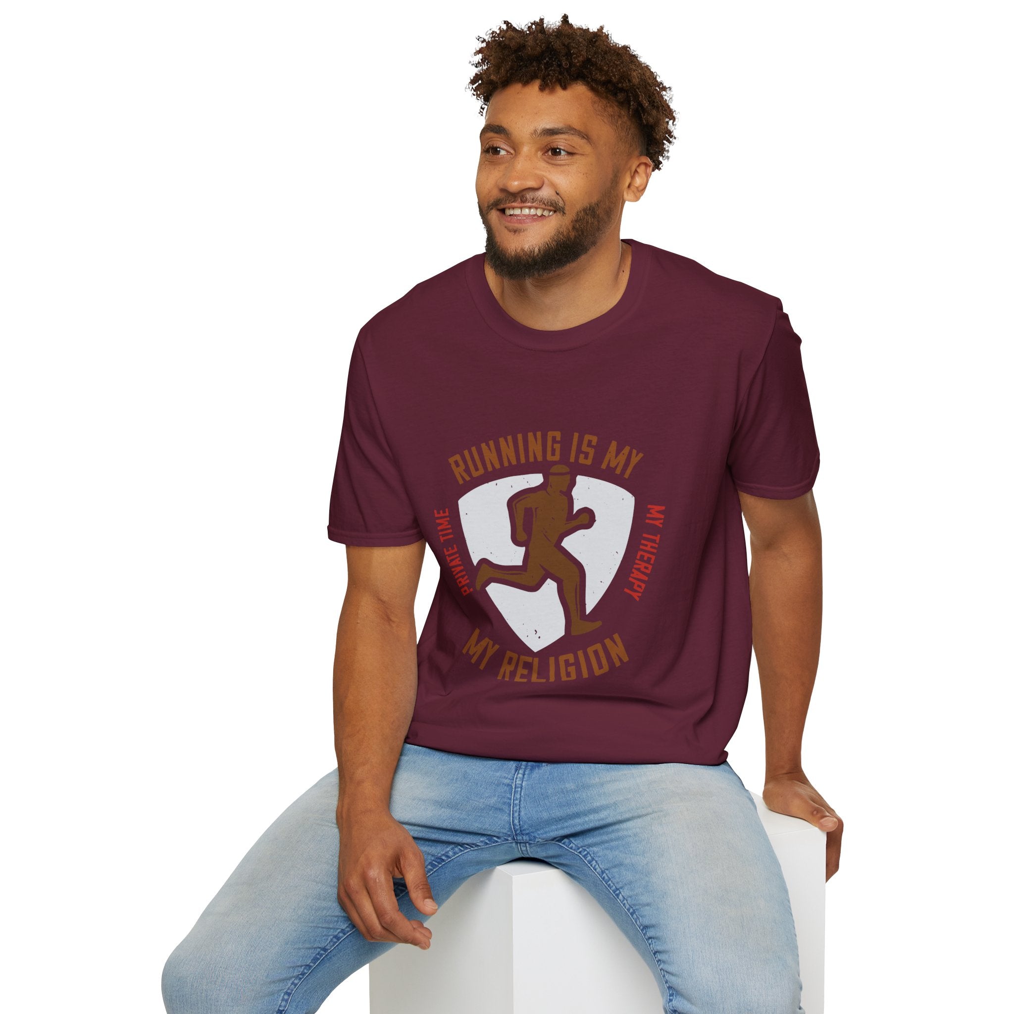 Running Is My Religion Unisex Softstyle T-Shirt | Perfect Gift for Runners, Exercise Lovers, Fitness Enthusiasts, Mother's Day, [...]
