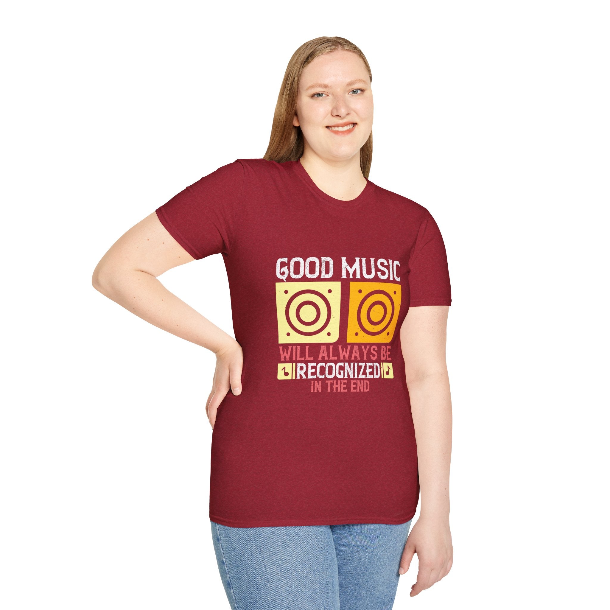 Good Music Unisex Softstyle T-Shirt | Retro Music Lover Tee