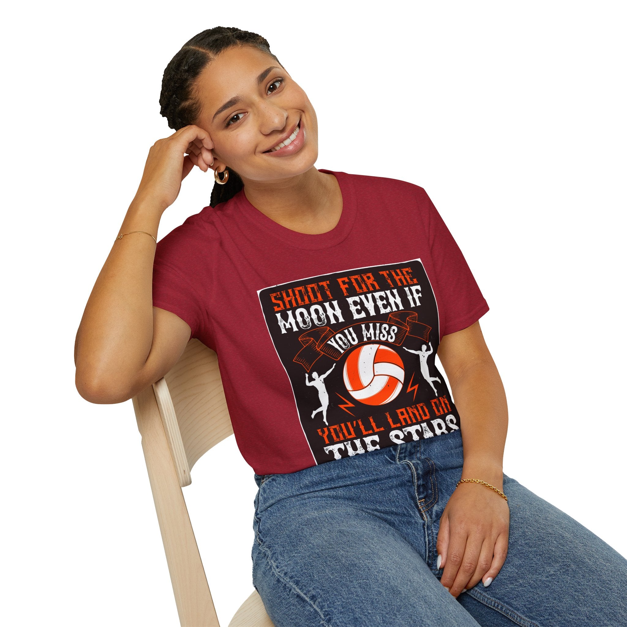 Volleyball Inspirational T-Shirt, Motivational Sports Tee for Athletes