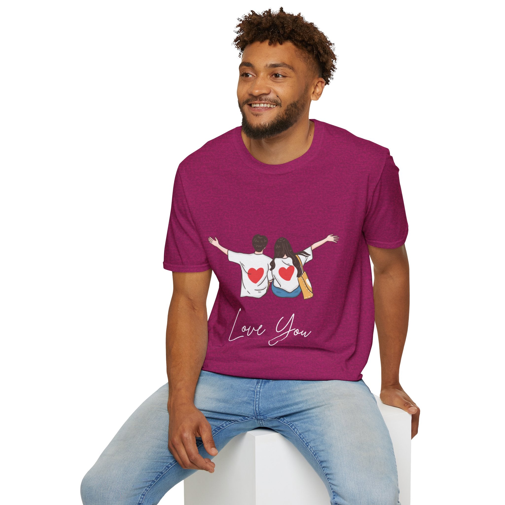 Love You Couple T-Shirt, Romantic Gift, Valentine’s Day Tee
