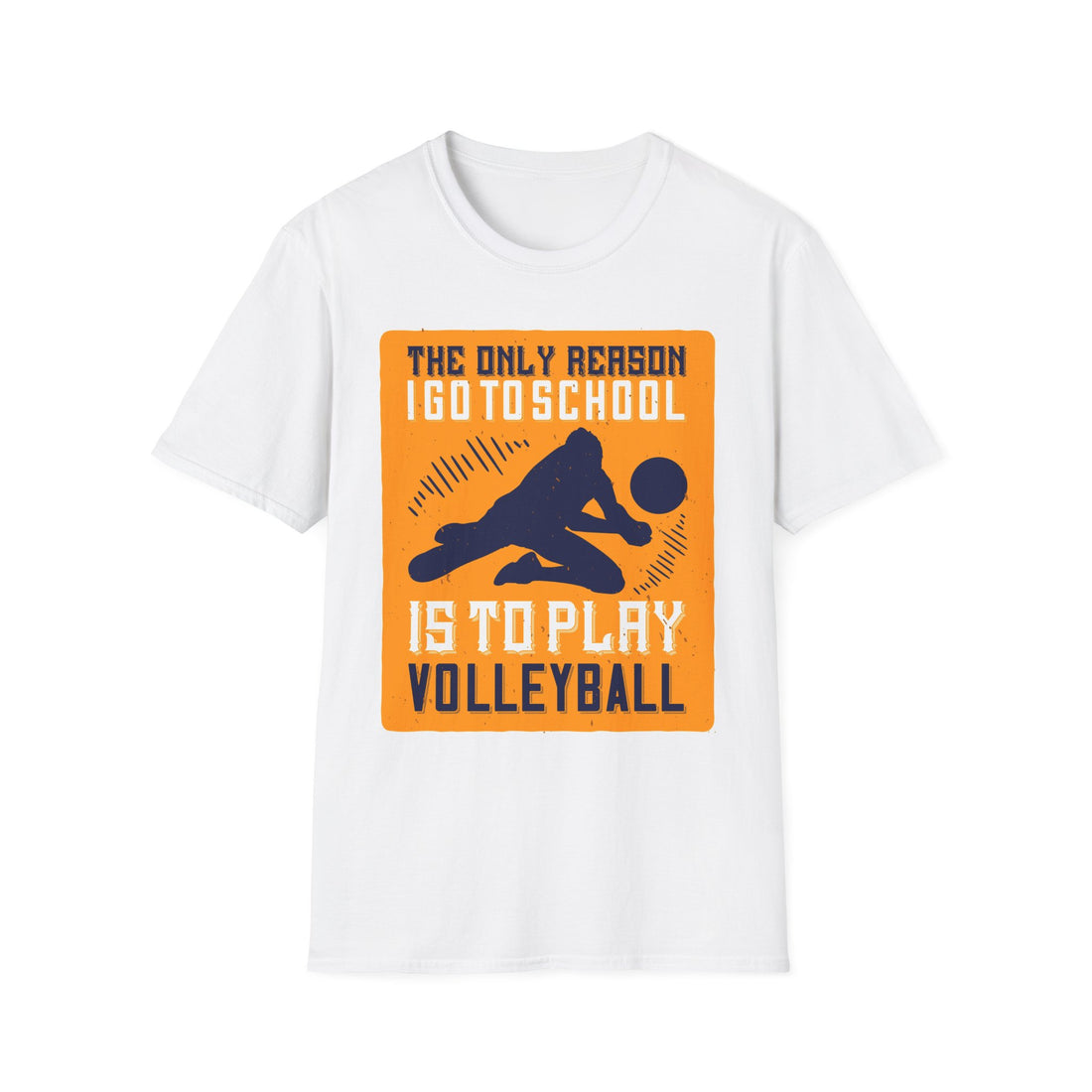 Volleyball Enthusiast Tee, Unisex Softstyle T-Shirt for Players