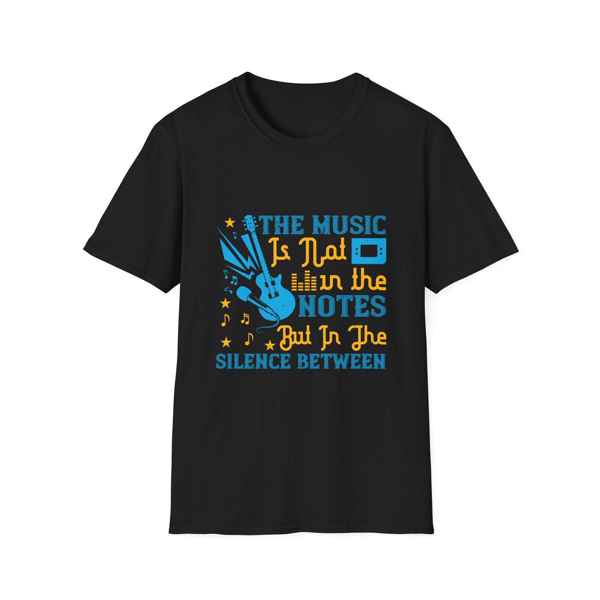 Musical Quotes T-Shirt, Relaxed Vibe Music Lover Tee