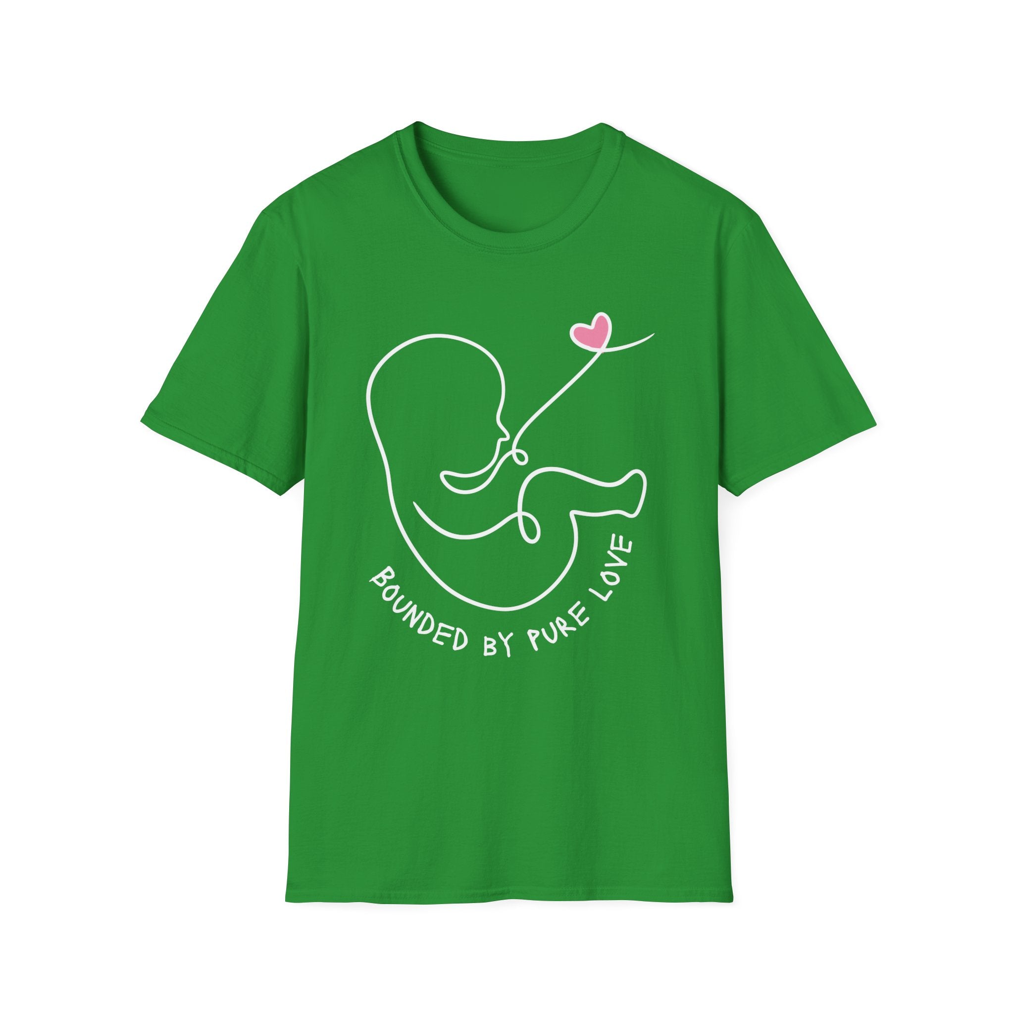 Bounded by Pure Love Unisex T-Shirt, Cute Tee, Expecting
