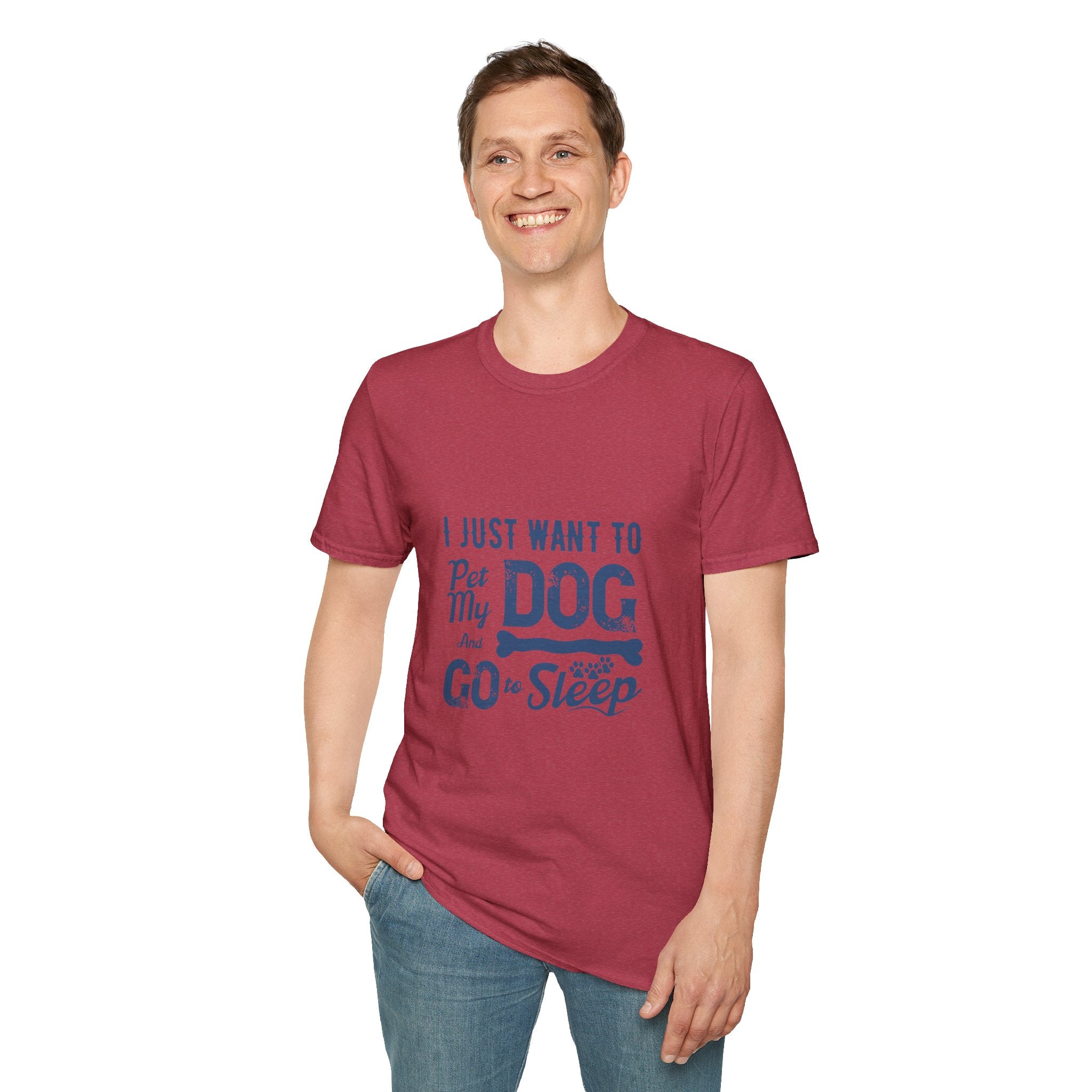 Funny Dog Lover Unisex T-Shirt, Pet Lover Gift, Cute Dog T-Shirt, Dog Mom, Dog Dad Apparel, Animal Lover Shirt
