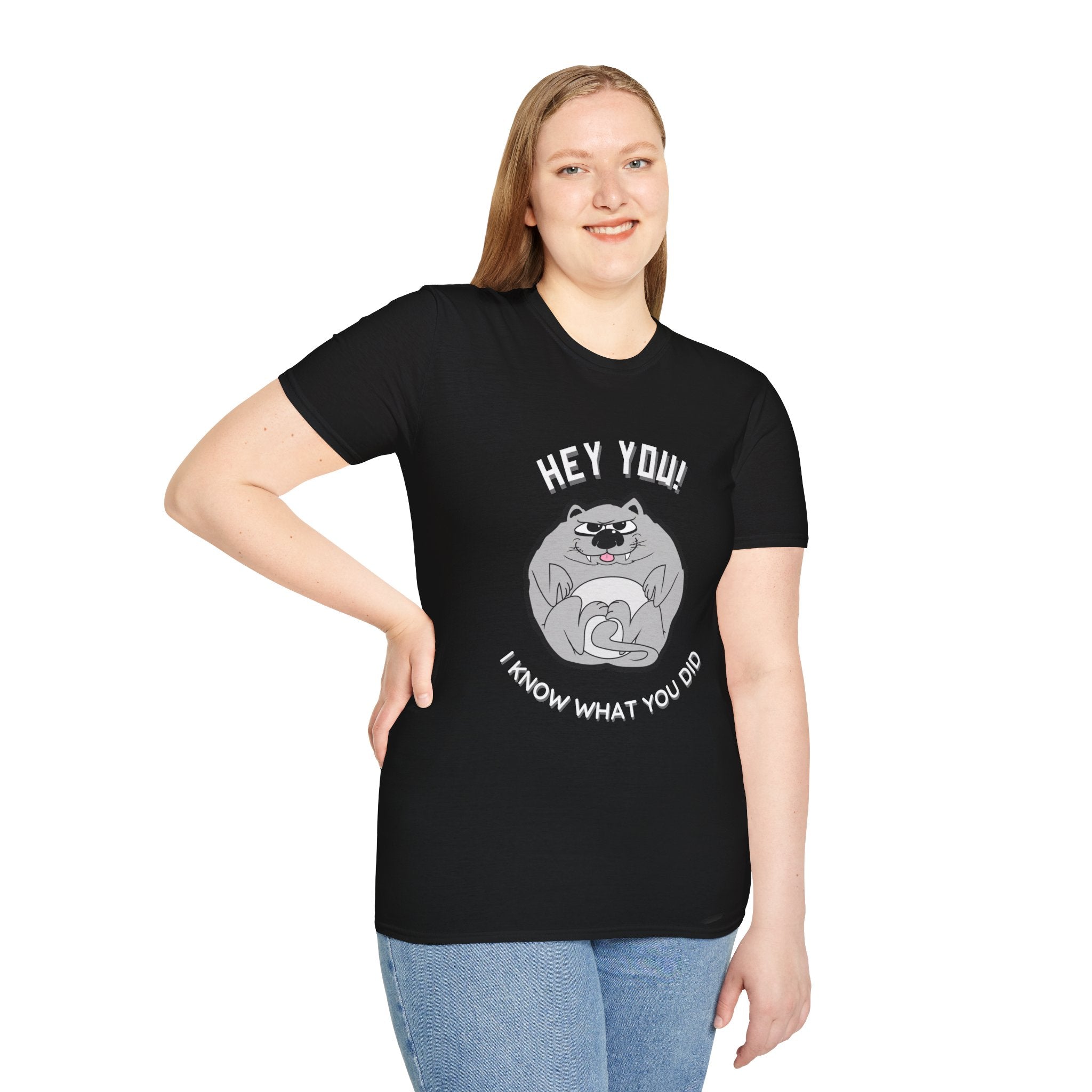 Funny Cat Graphic T-Shirt, Cute Pet Lover Gift