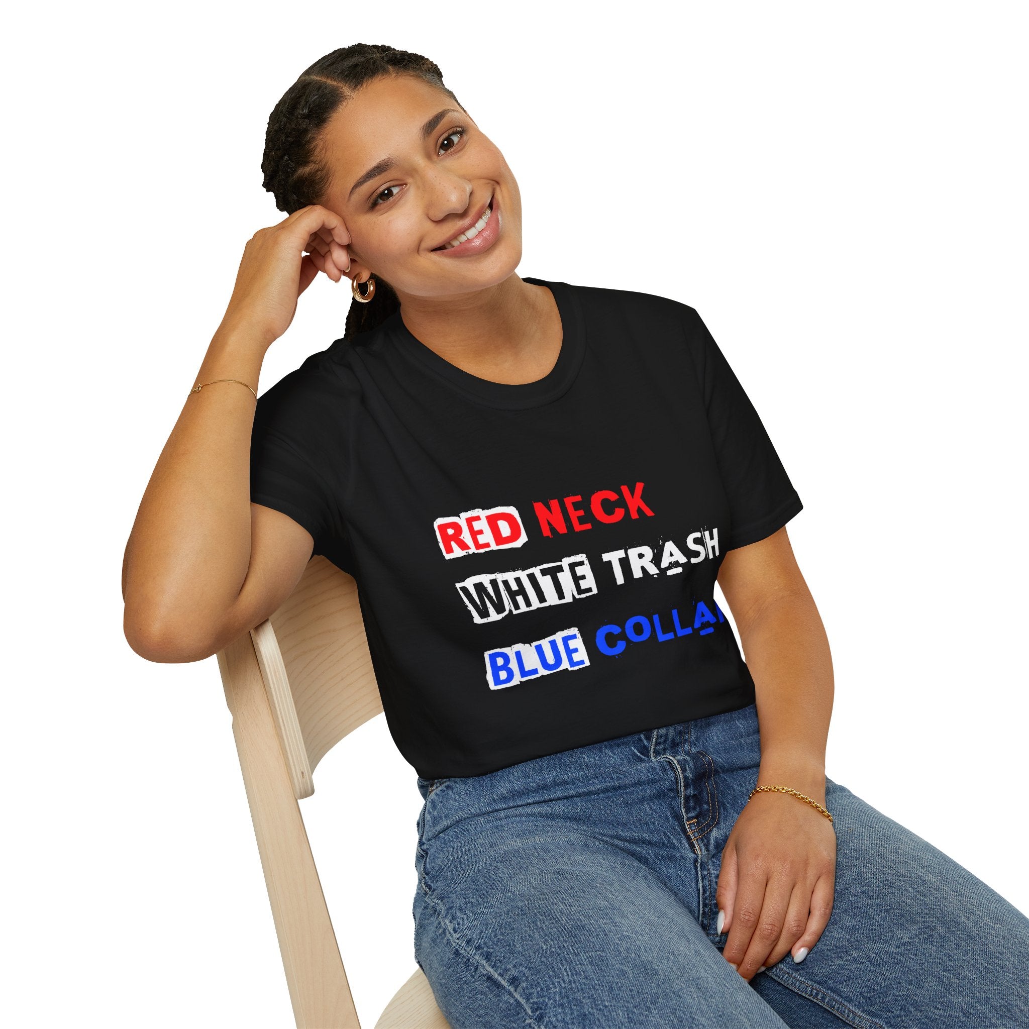 Red Neck, White Trash, Blue Collar Unisex Softstyle T-Shirt – Funny Humor Tee, Gift for Friends, Casual Wear, Summer Outfit, Patriotic [...]