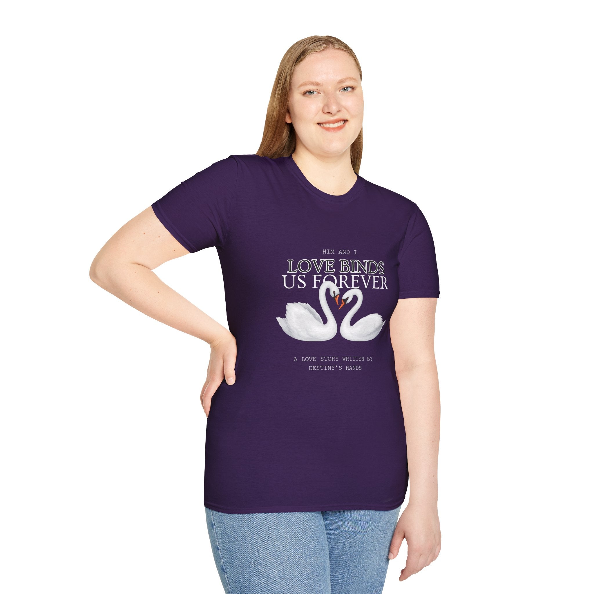 Romantic Swan Love T-Shirt | Perfect Gift for Couples