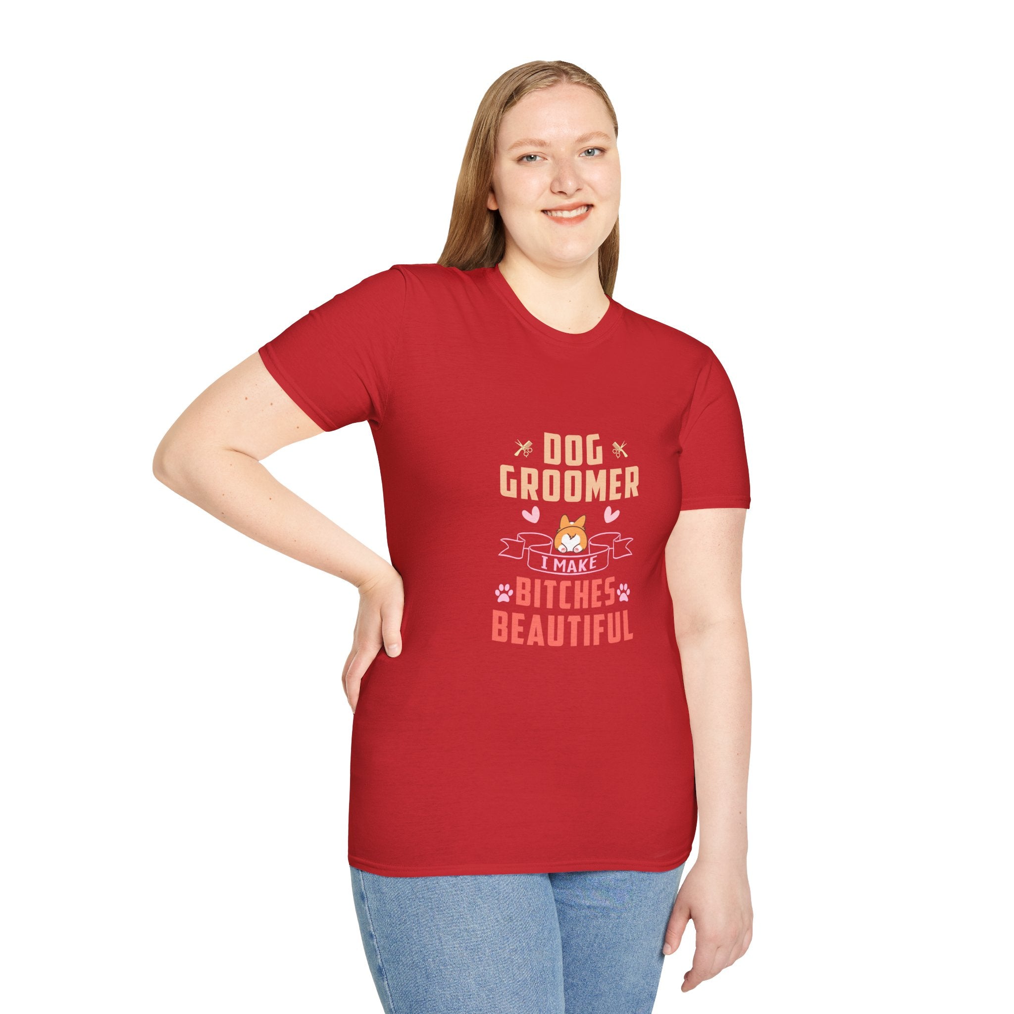 Dog Groomer Unisex T-Shirt, Funny Pet Owner Gift, Cute Animal Lover Tee, Dog Lover Apparel, Groomer Appreciation Gift