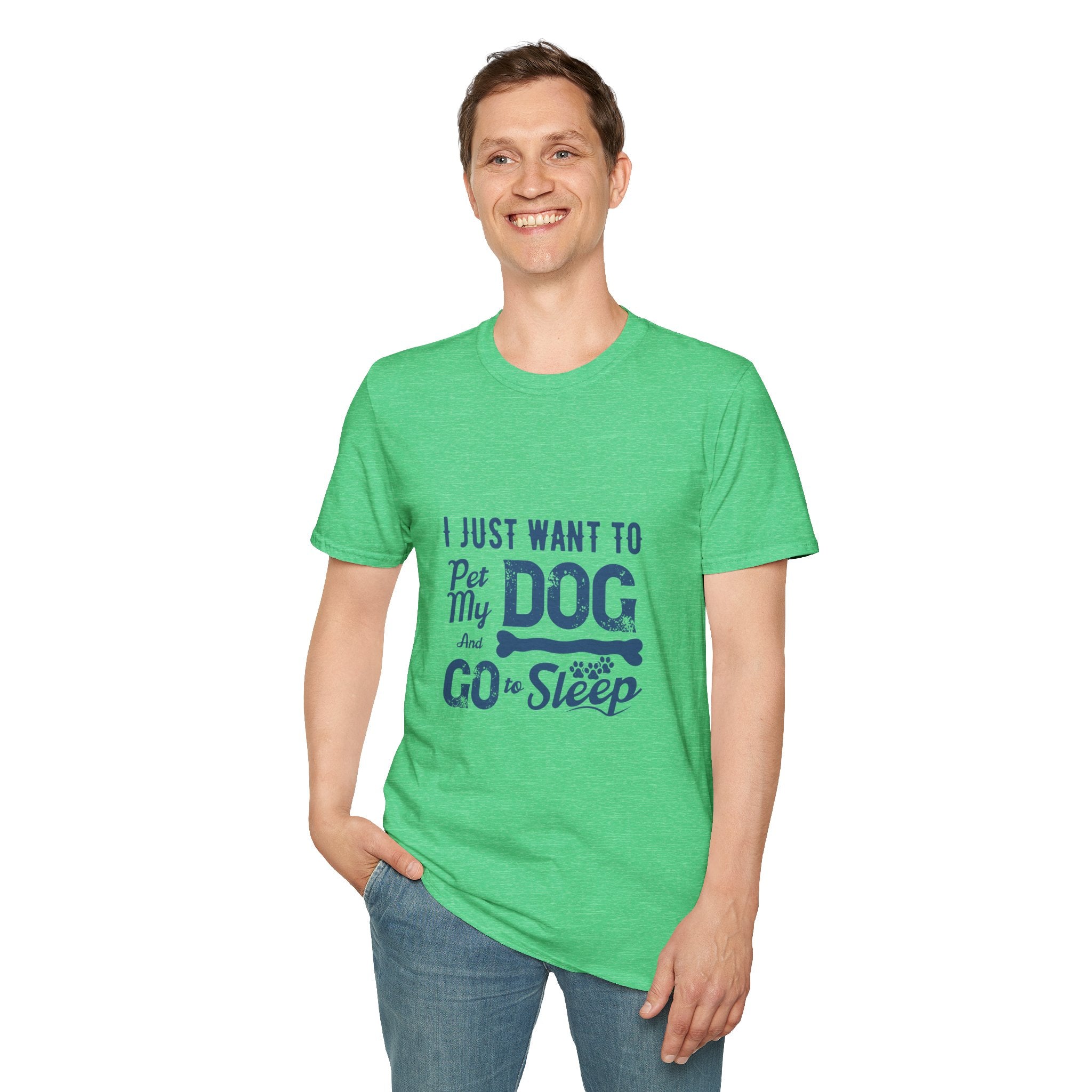 Funny Dog Lover Unisex T-Shirt, Pet Lover Gift, Cute Dog T-Shirt, Dog Mom, Dog Dad Apparel, Animal Lover Shirt