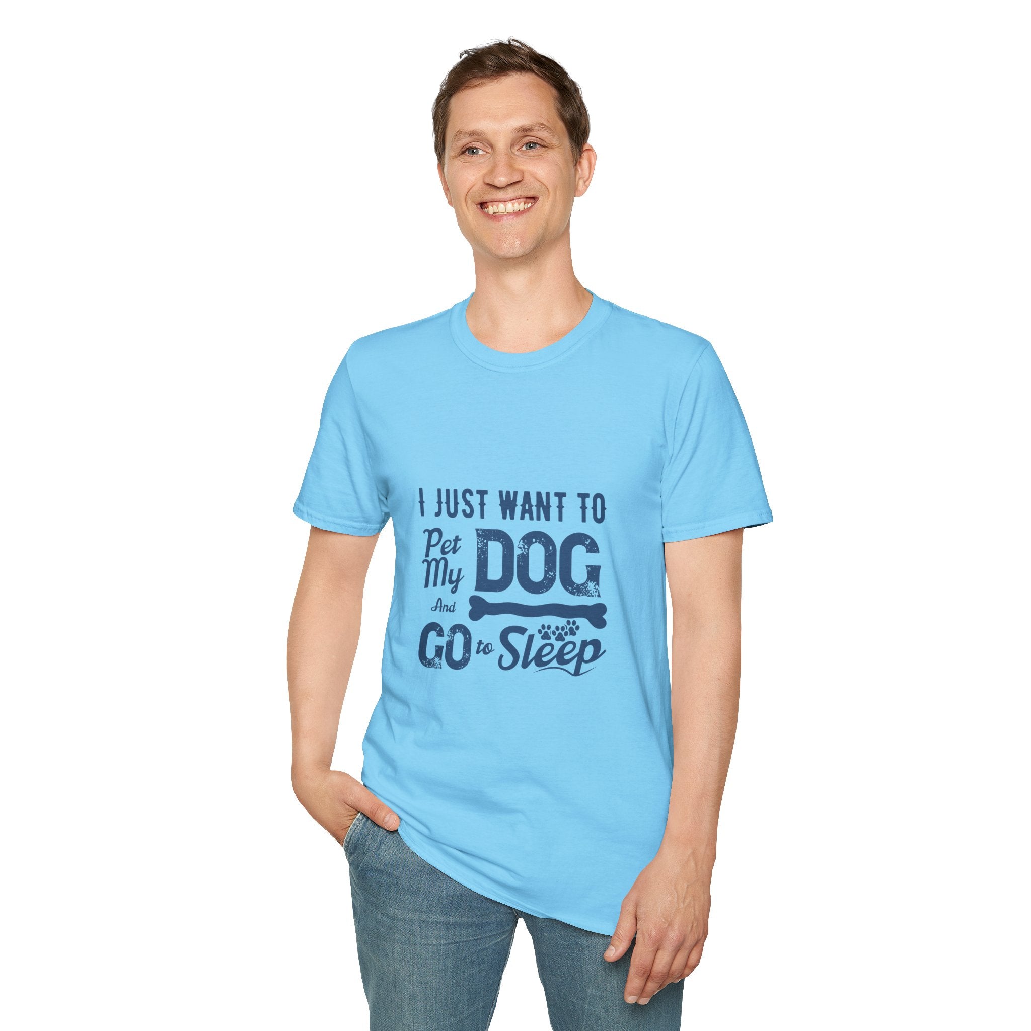 Funny Dog Lover Unisex T-Shirt, Pet Lover Gift, Cute Dog T-Shirt, Dog Mom, Dog Dad Apparel, Animal Lover Shirt