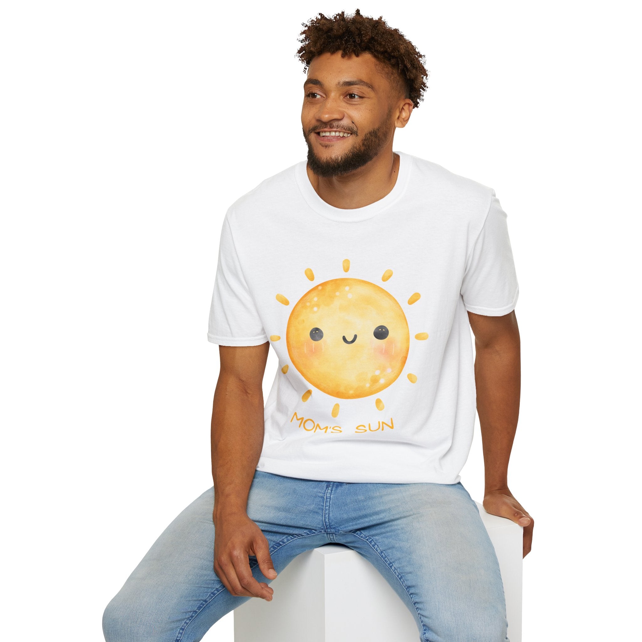 Cute 'Mom's Sun' Unisex Softstyle T-Shirt