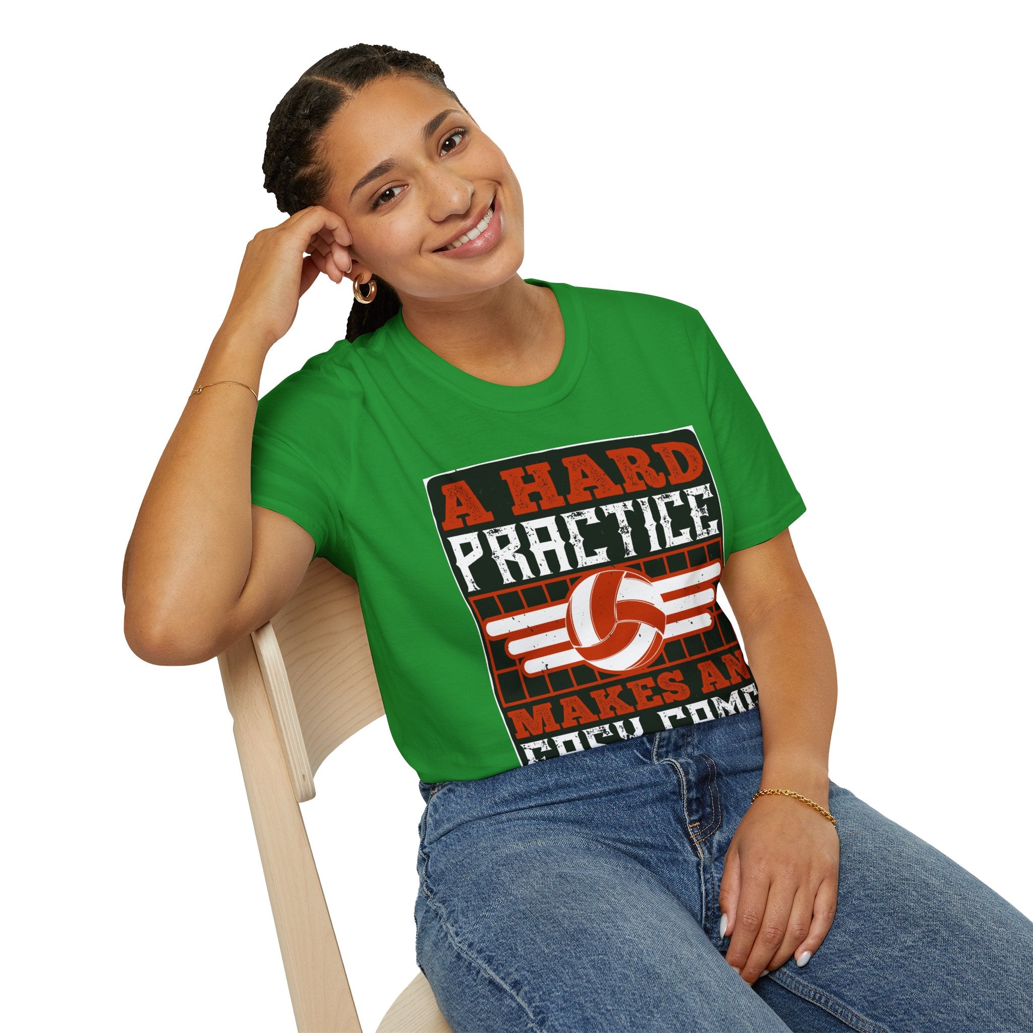 Volleyball Practice Humor Tee | Unisex Softstyle T-Shirt, Sports Shirt