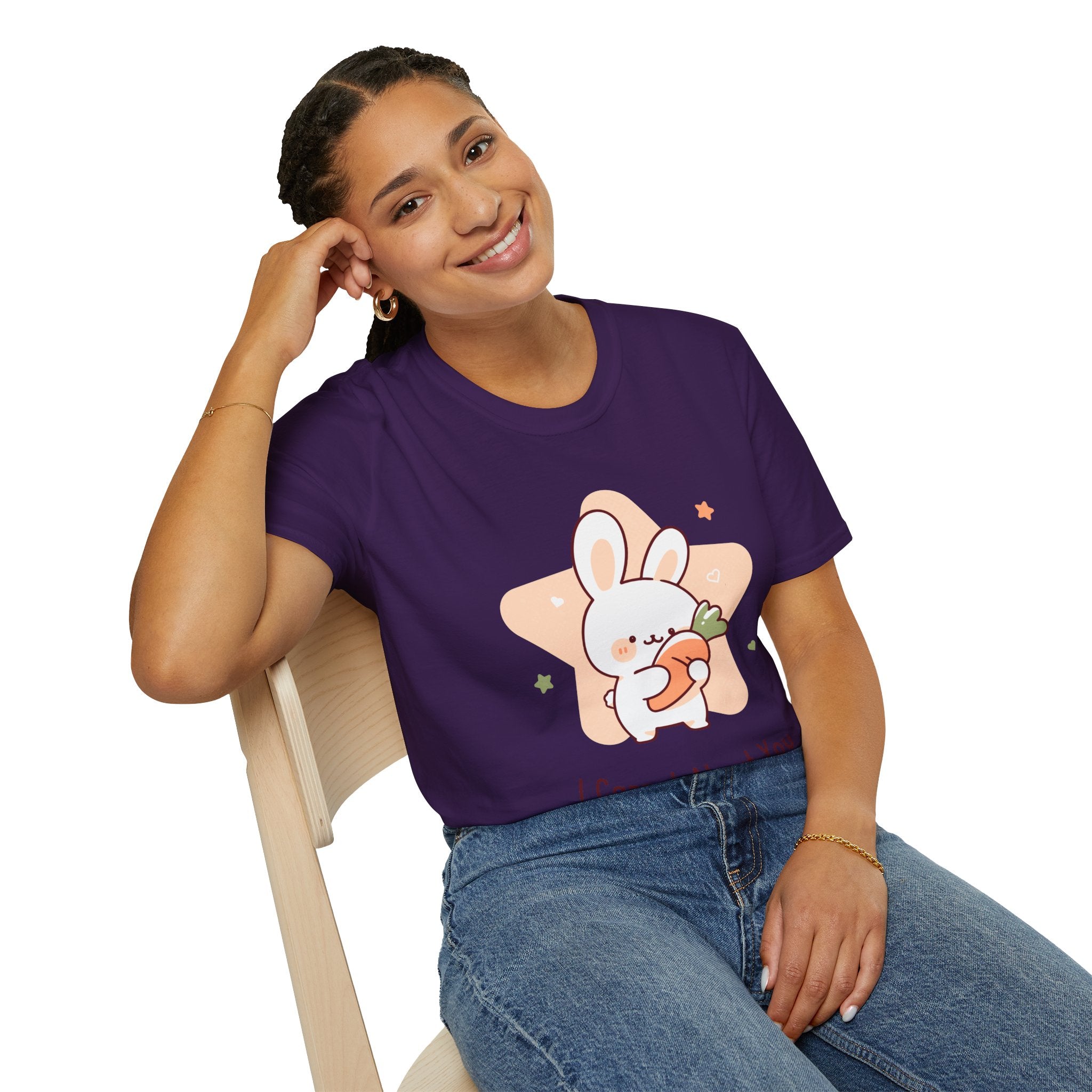 Cute Rabbit Graphic Tee, I Carrot About You Shirt