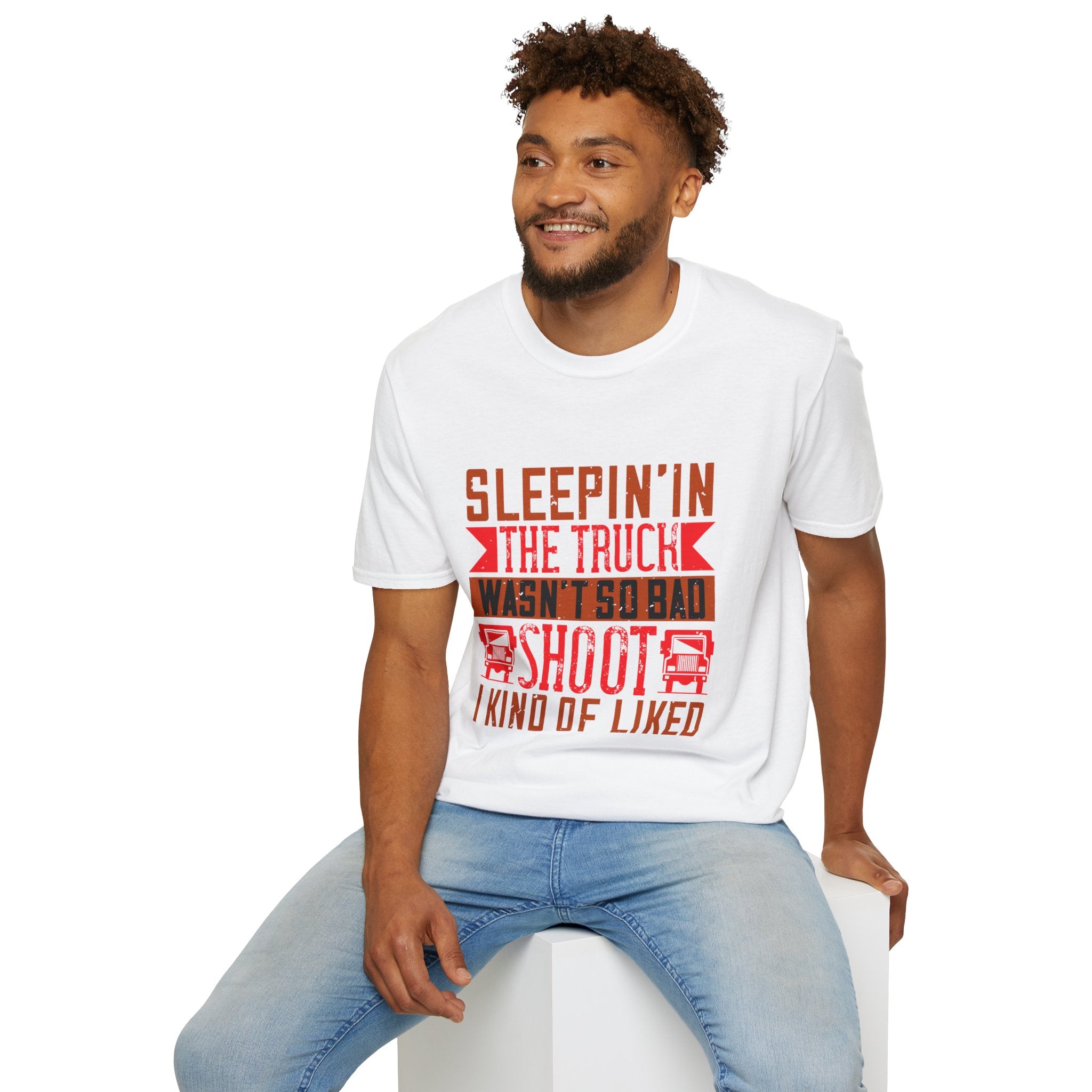 Sleepin' in the Truck Unisex T-Shirt, Casual Tee, Outdoor Adventure Shirt