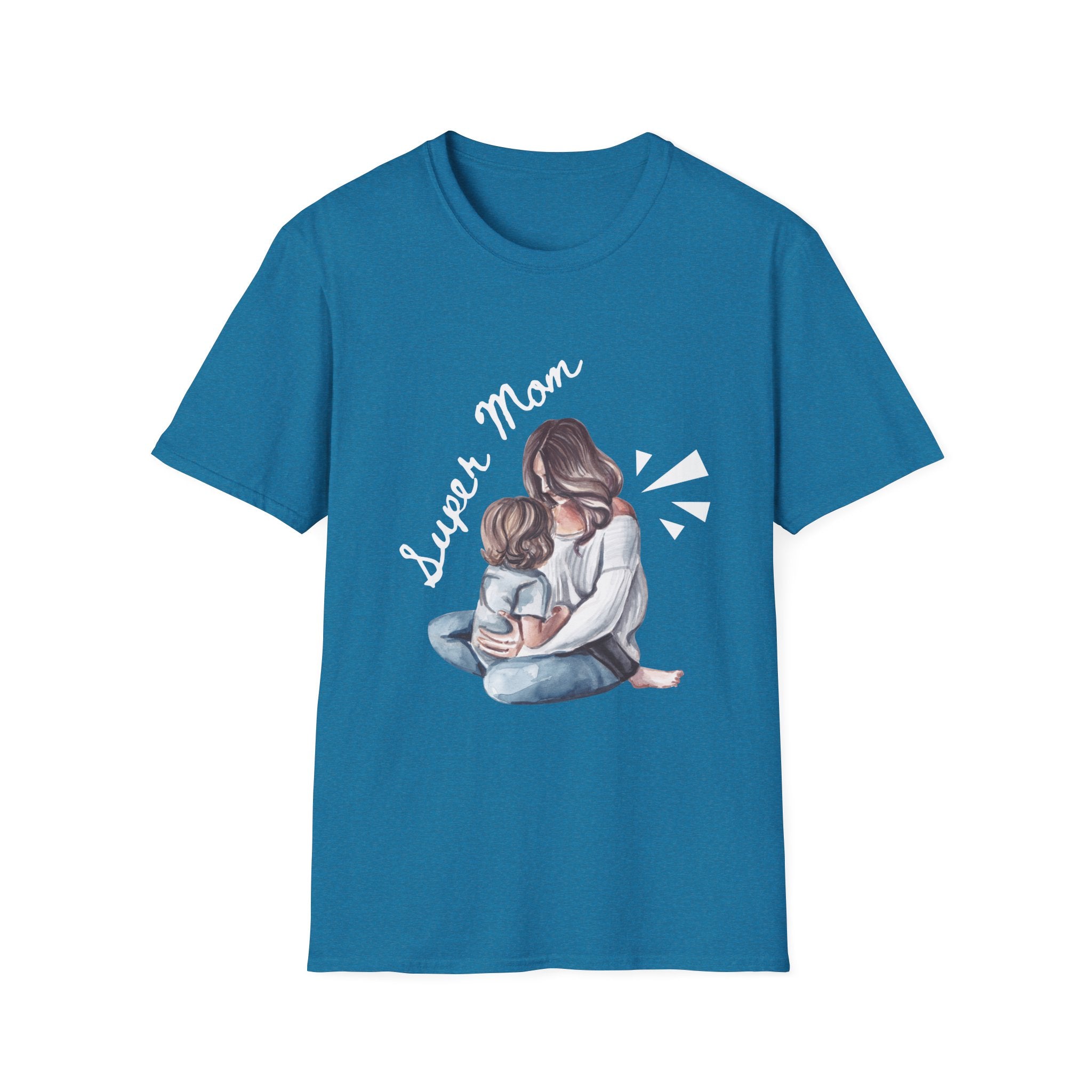 Super Mom T-Shirt - Unisex Softstyle Tee for Mother's Day