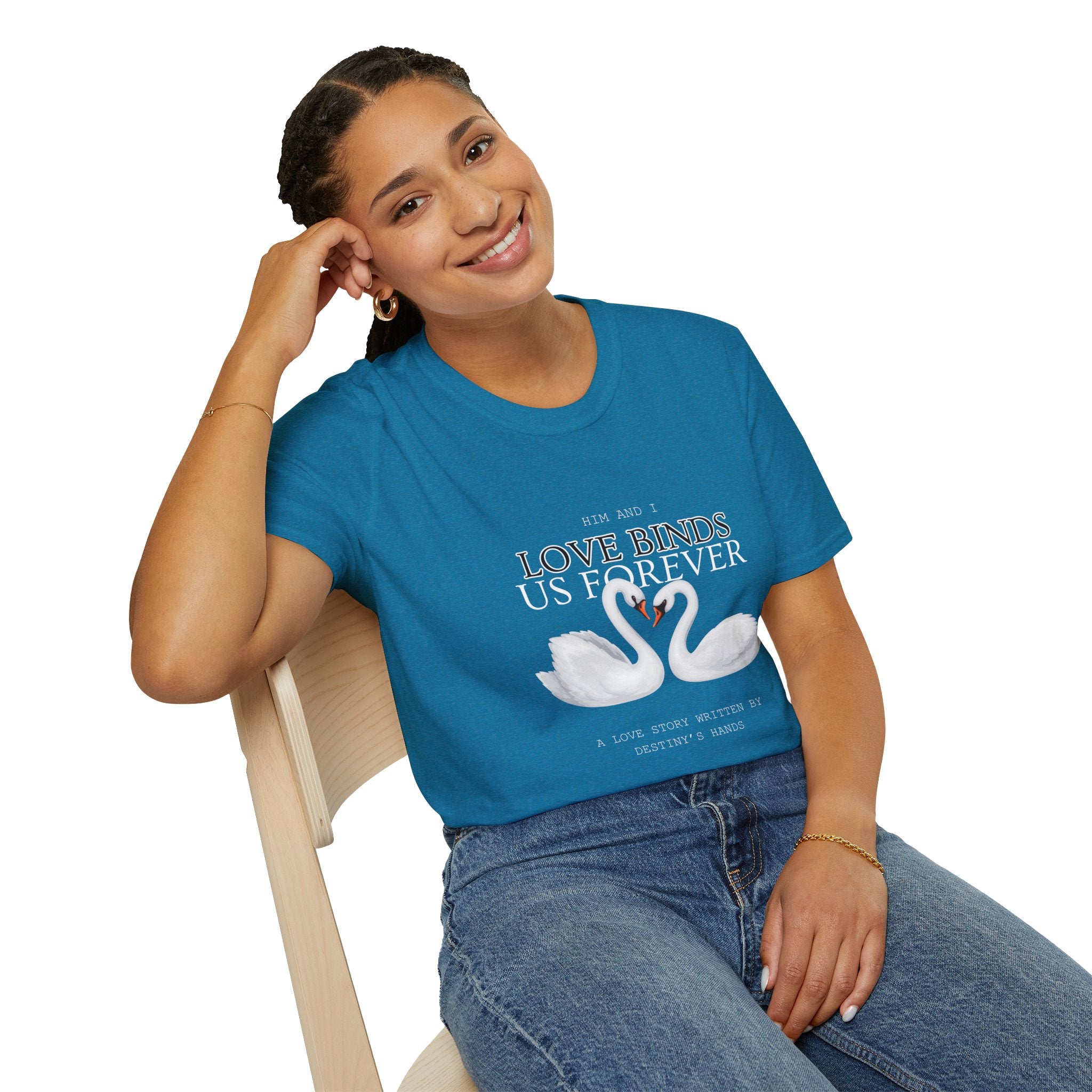 Romantic Swan Love T-Shirt | Perfect Gift for Couples