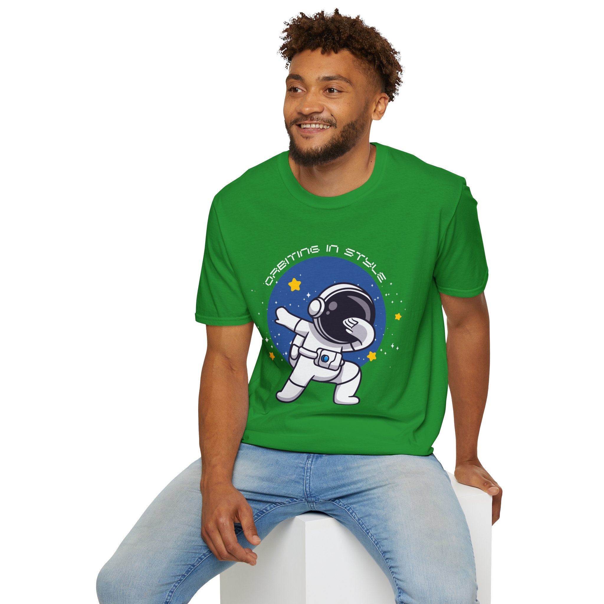 Astronaut Graphic Unisex T-Shirt, Cool Space Tee