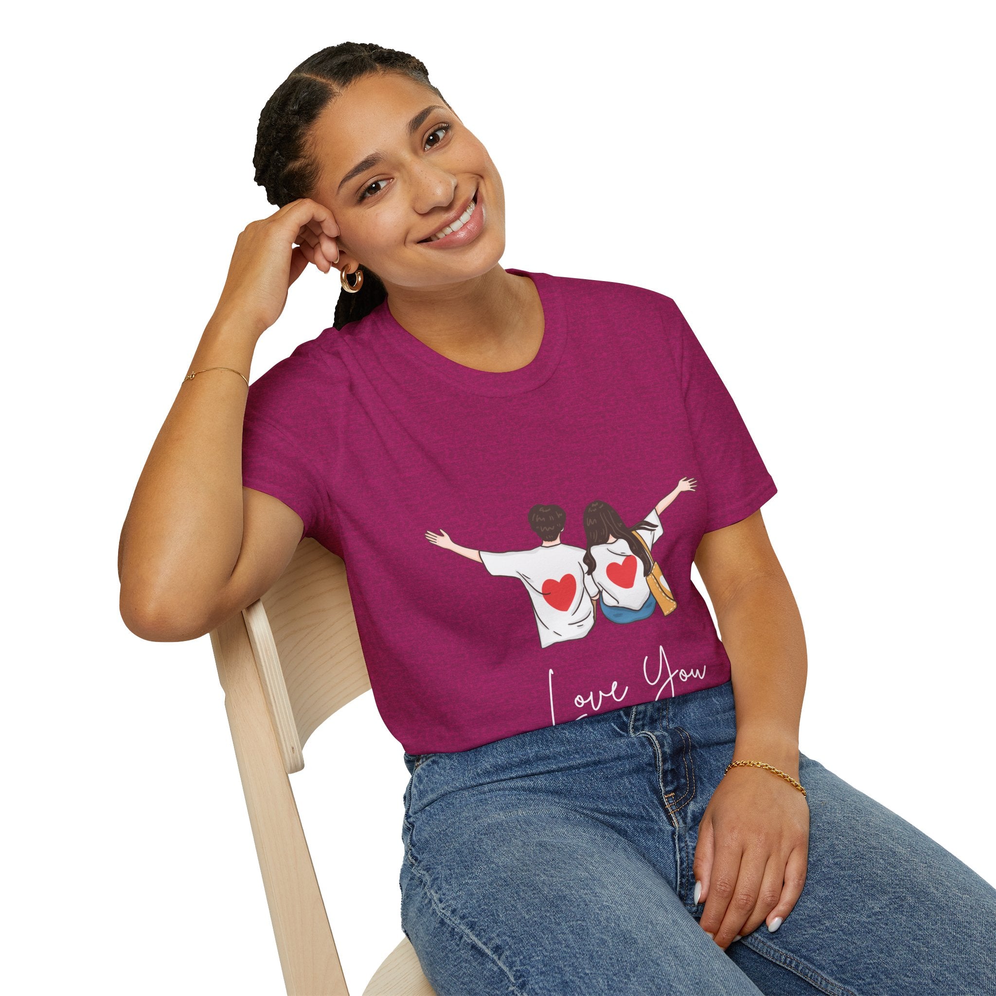 Love You Couple T-Shirt, Romantic Gift, Valentine’s Day Tee