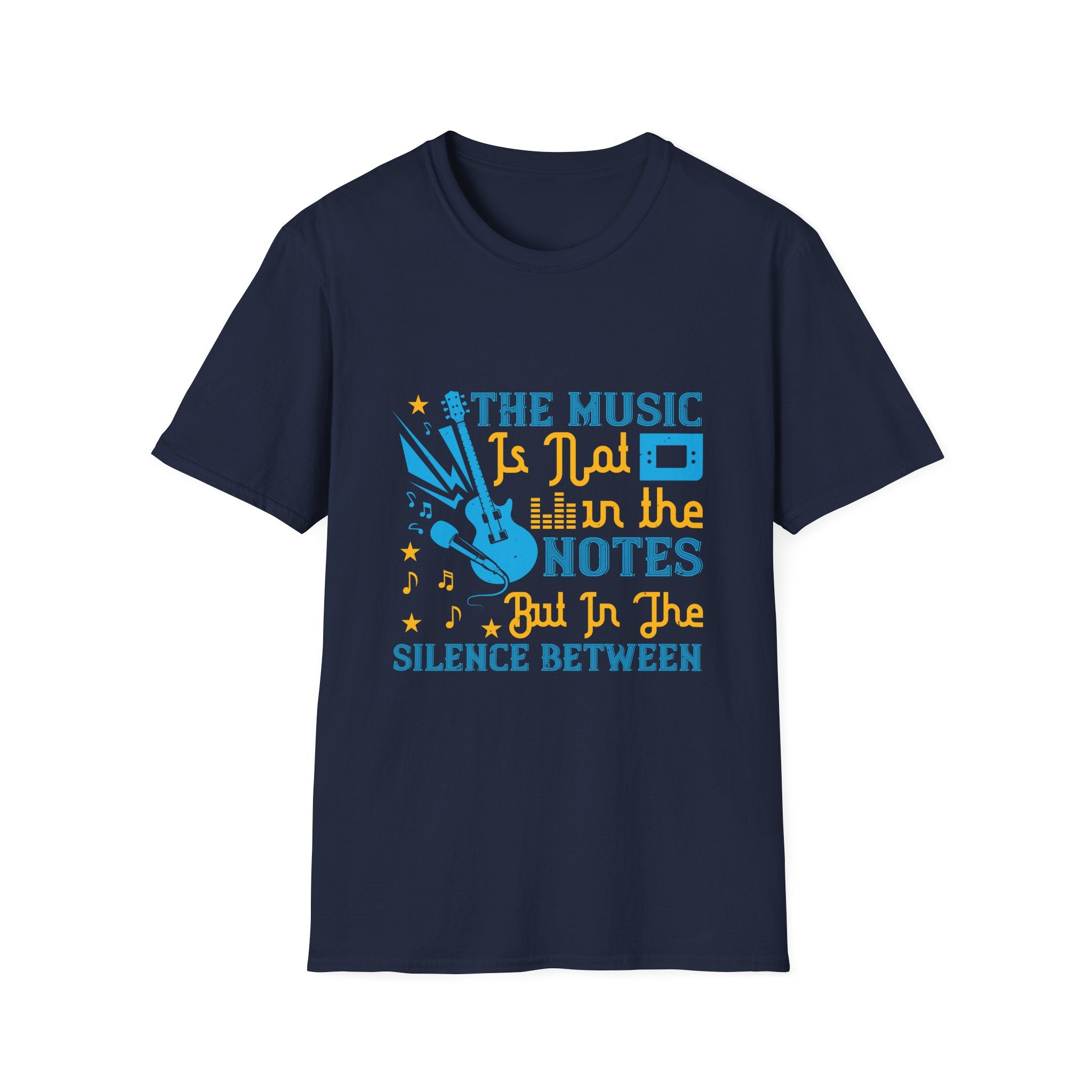 Musical Quotes T-Shirt, Relaxed Vibe Music Lover Tee