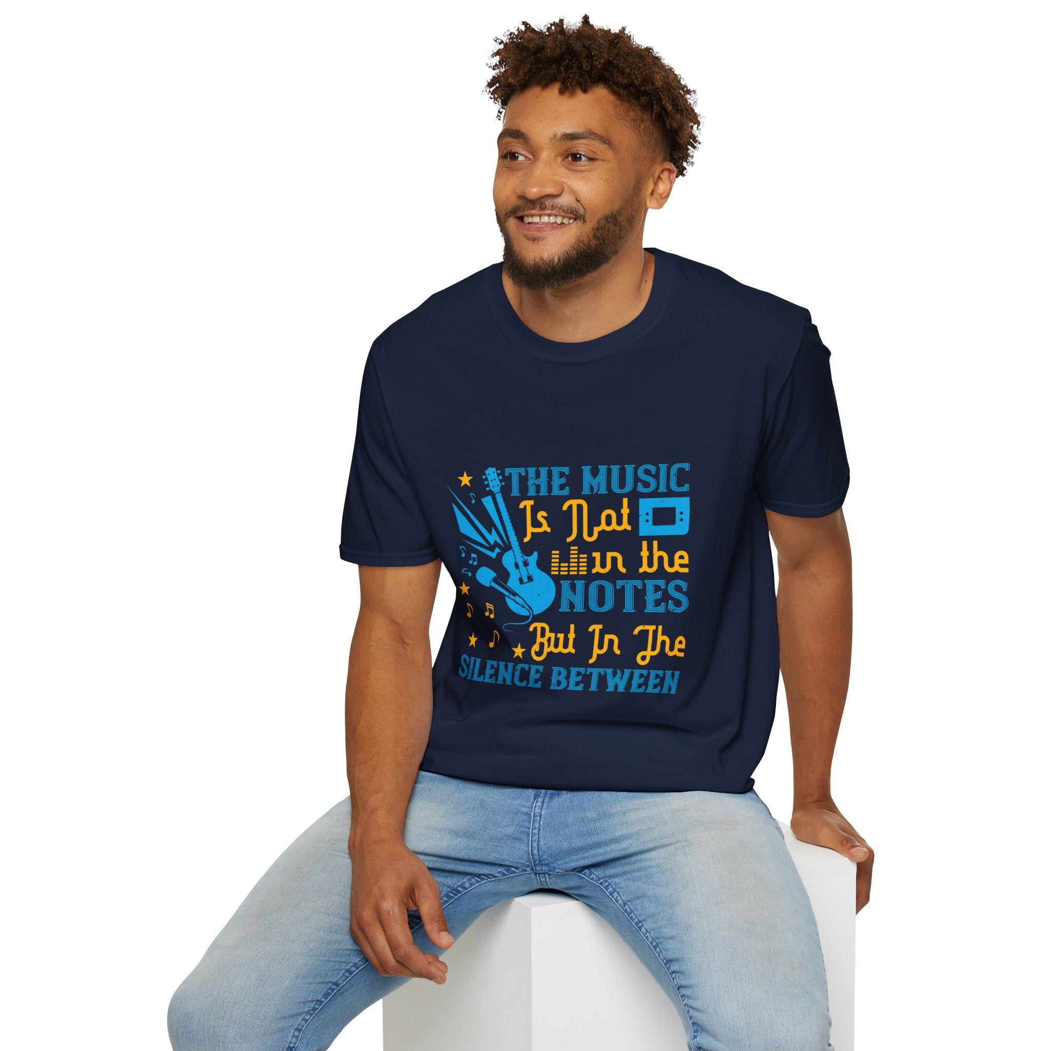 Musical Quotes T-Shirt, Relaxed Vibe Music Lover Tee