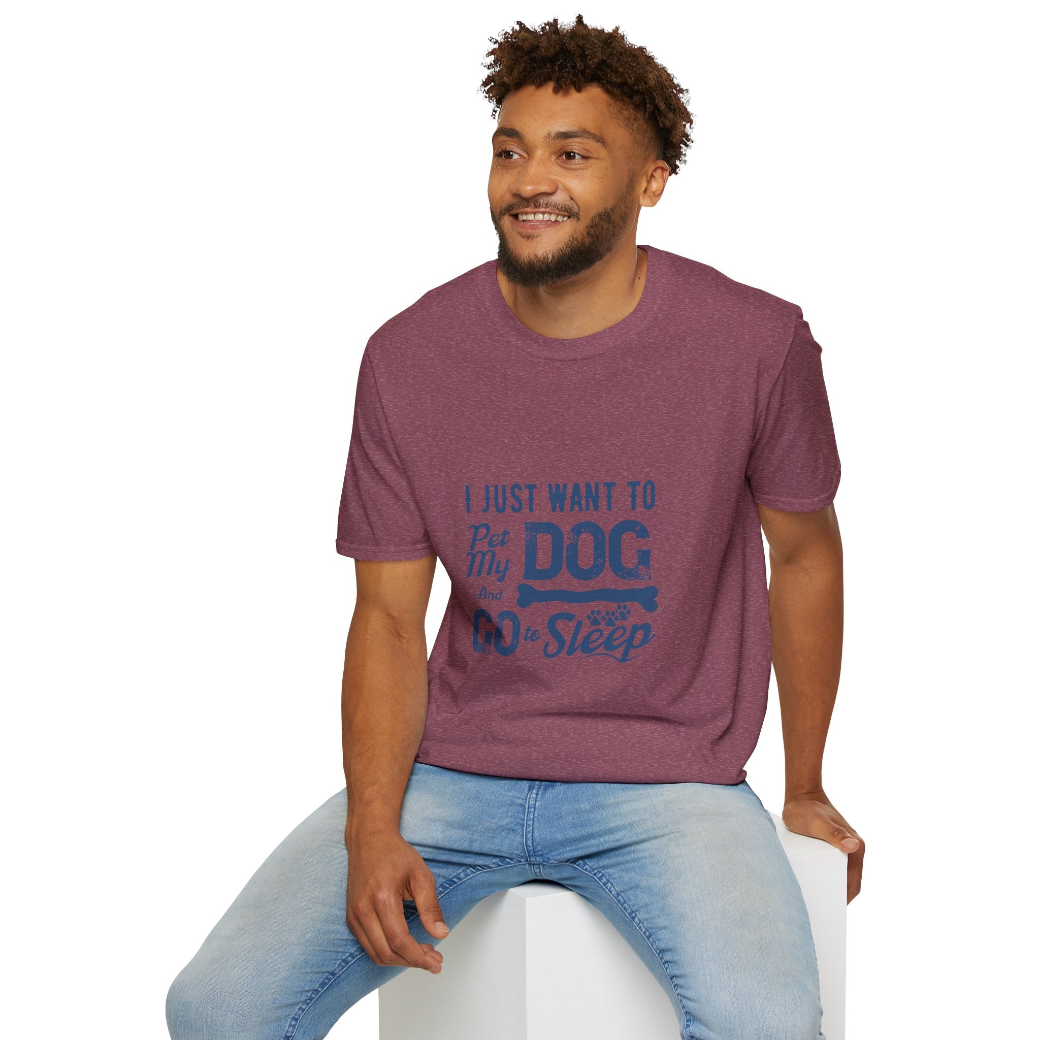 Funny Dog Lover Unisex T-Shirt, Pet Lover Gift, Cute Dog T-Shirt, Dog Mom, Dog Dad Apparel, Animal Lover Shirt