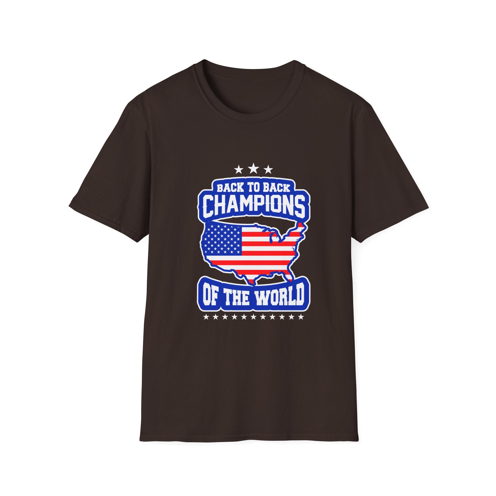 Patriotic Unisex T-Shirt for Champions | Casual Wear, Gift for Sports Lovers, All-American Style, 4th of July, Everyday Comfort