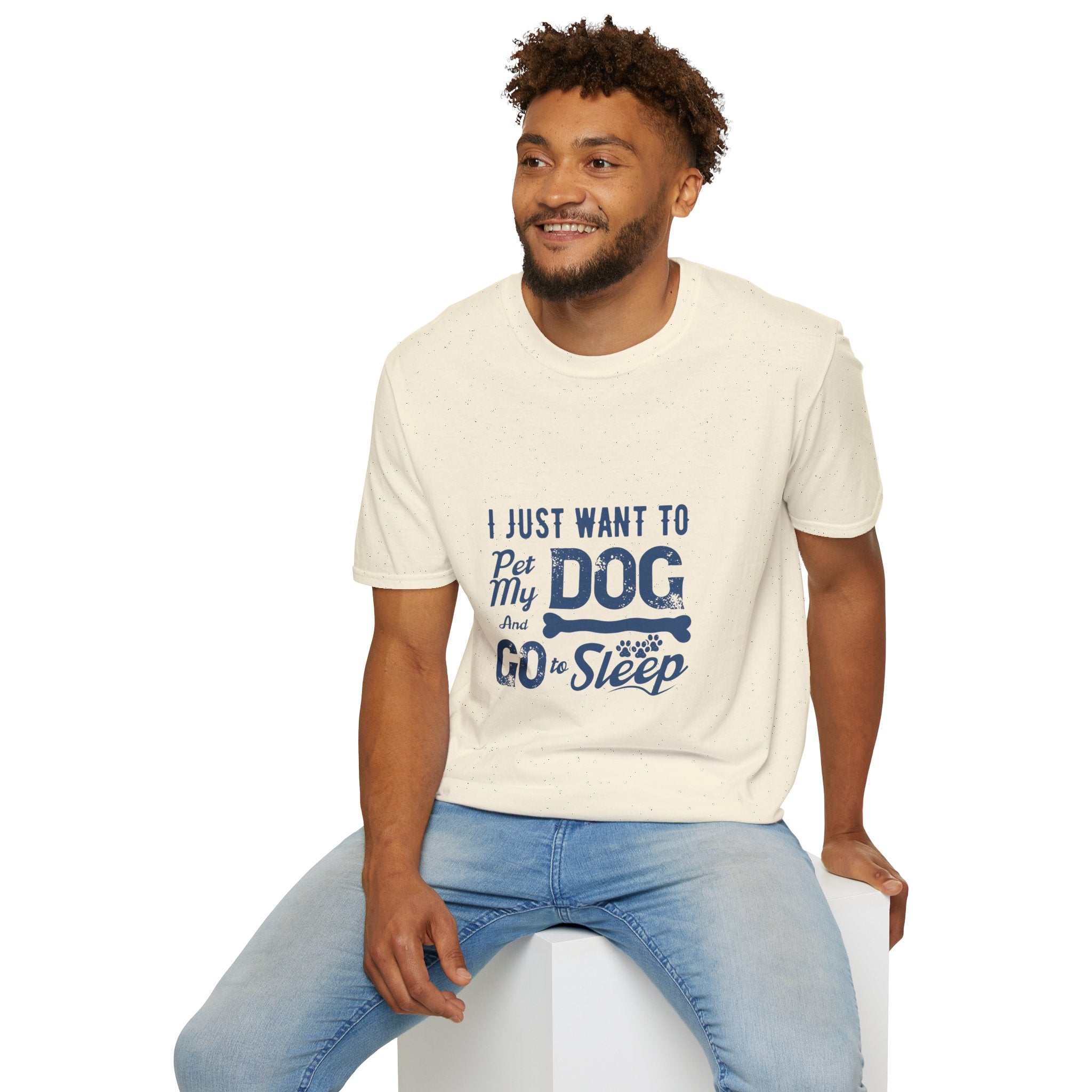 Funny Dog Lover Unisex T-Shirt, Pet Lover Gift, Cute Dog T-Shirt, Dog Mom, Dog Dad Apparel, Animal Lover Shirt