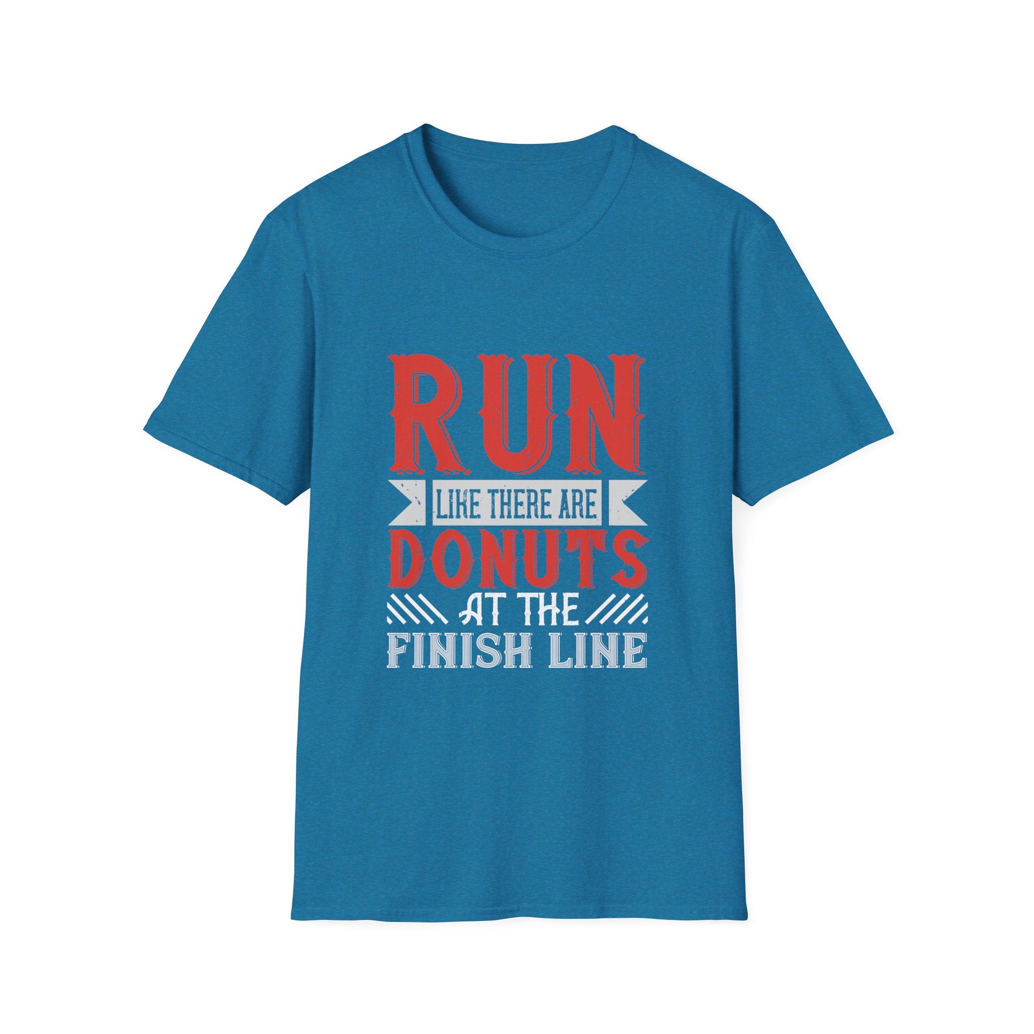 Playful Fitness T-Shirt - Perfect for Runners, Gift for Donut Lovers
