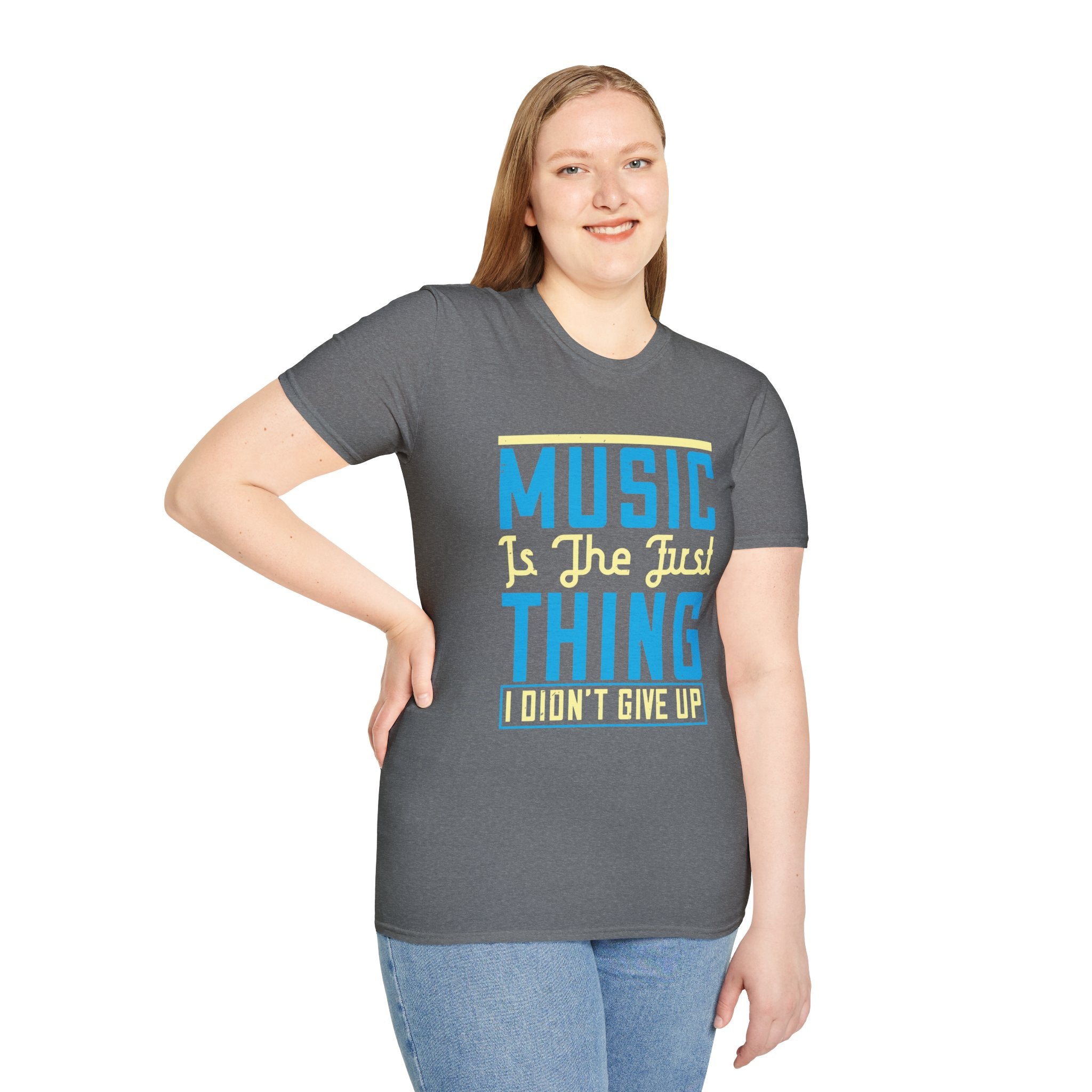 Music Motivational Unisex T-Shirt, Music Lover Gift, Inspirational Tee