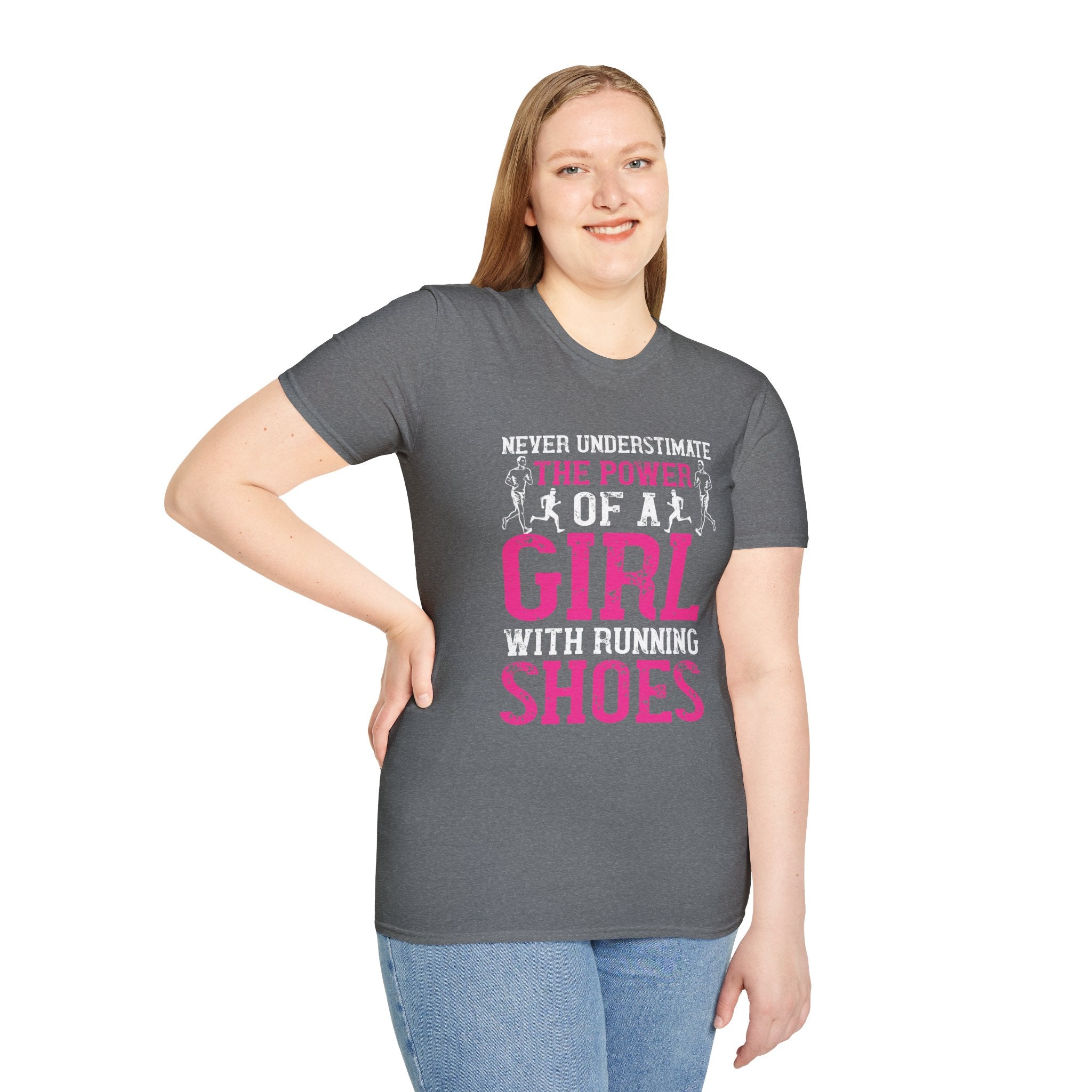 Empowering Running T-Shirt, Motivational Tee, Fitness Apparel
