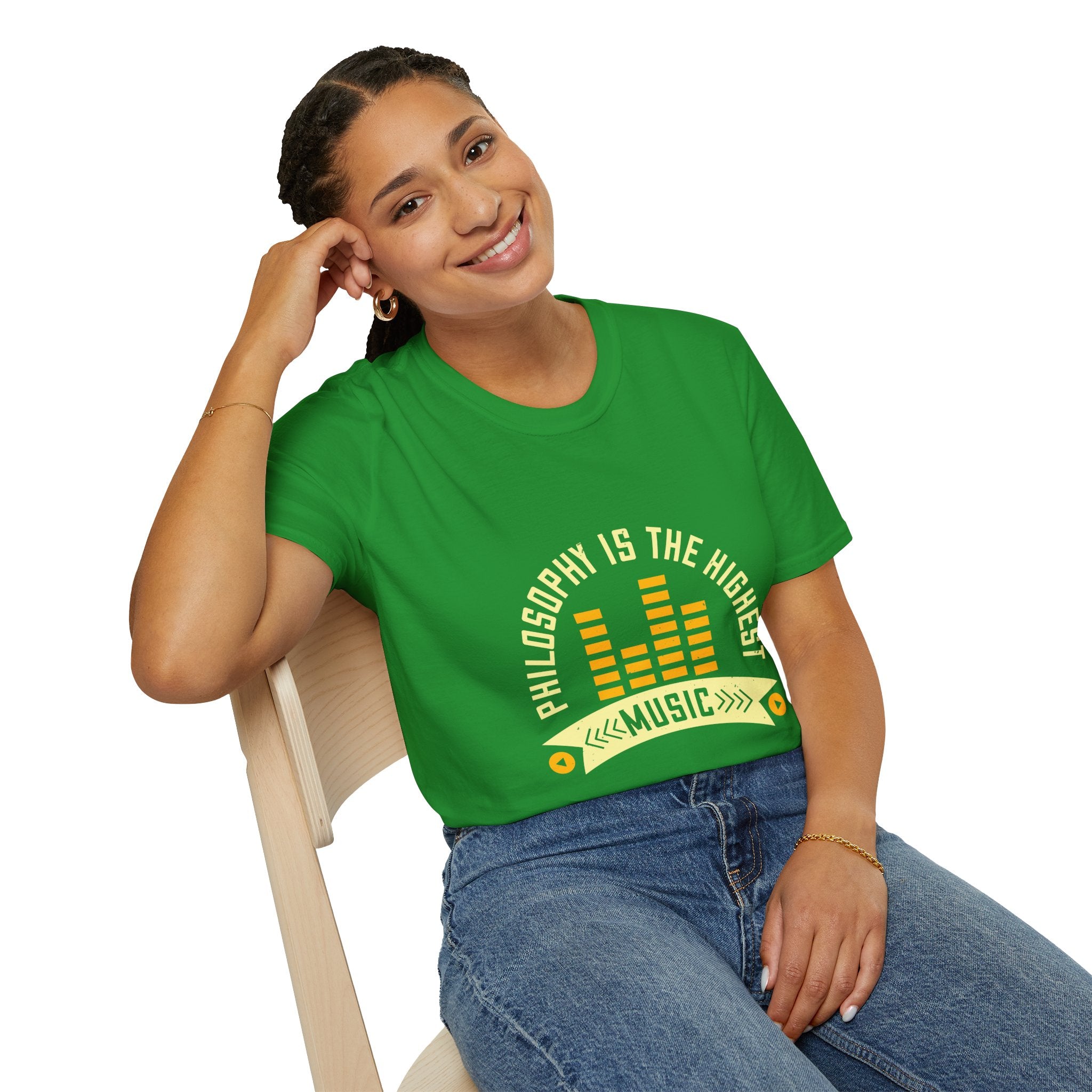Musical Philosophy T-Shirt - Unisex Softstyle Tee, Gift for Music Lovers
