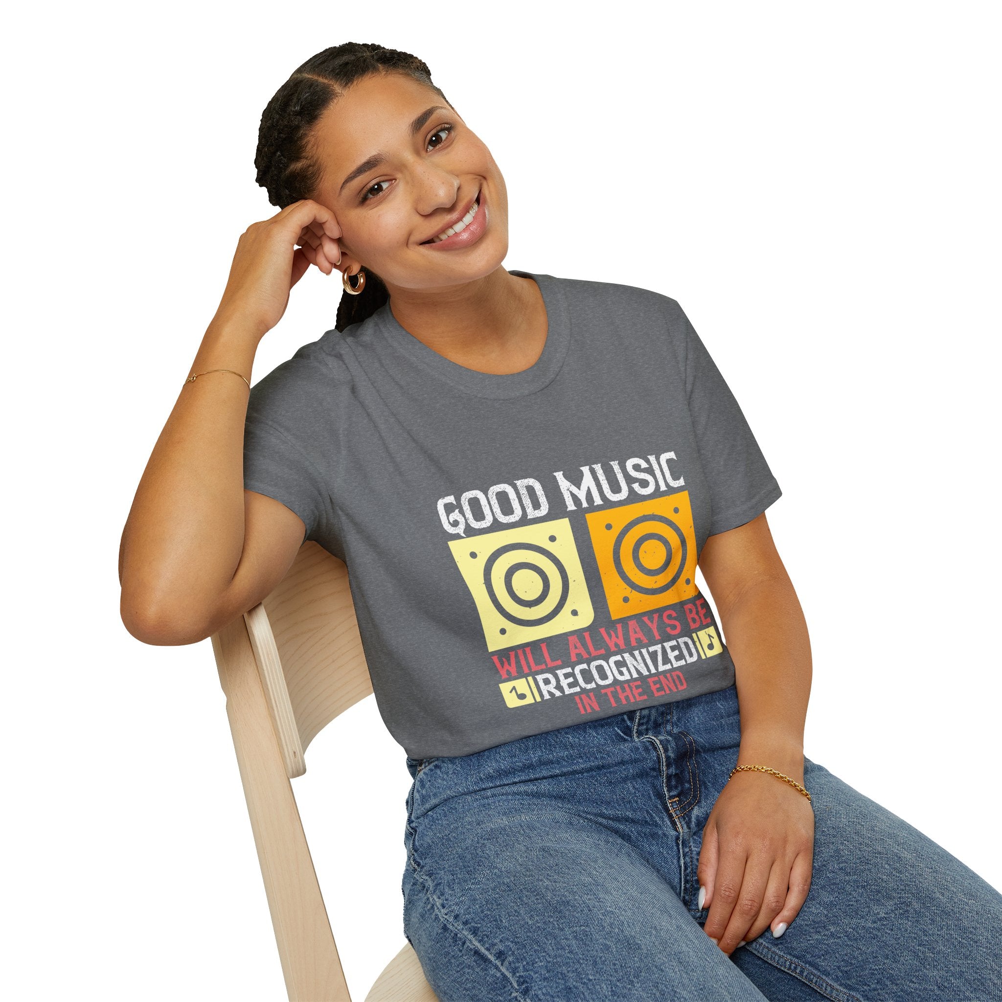 Good Music Unisex Softstyle T-Shirt | Retro Music Lover Tee