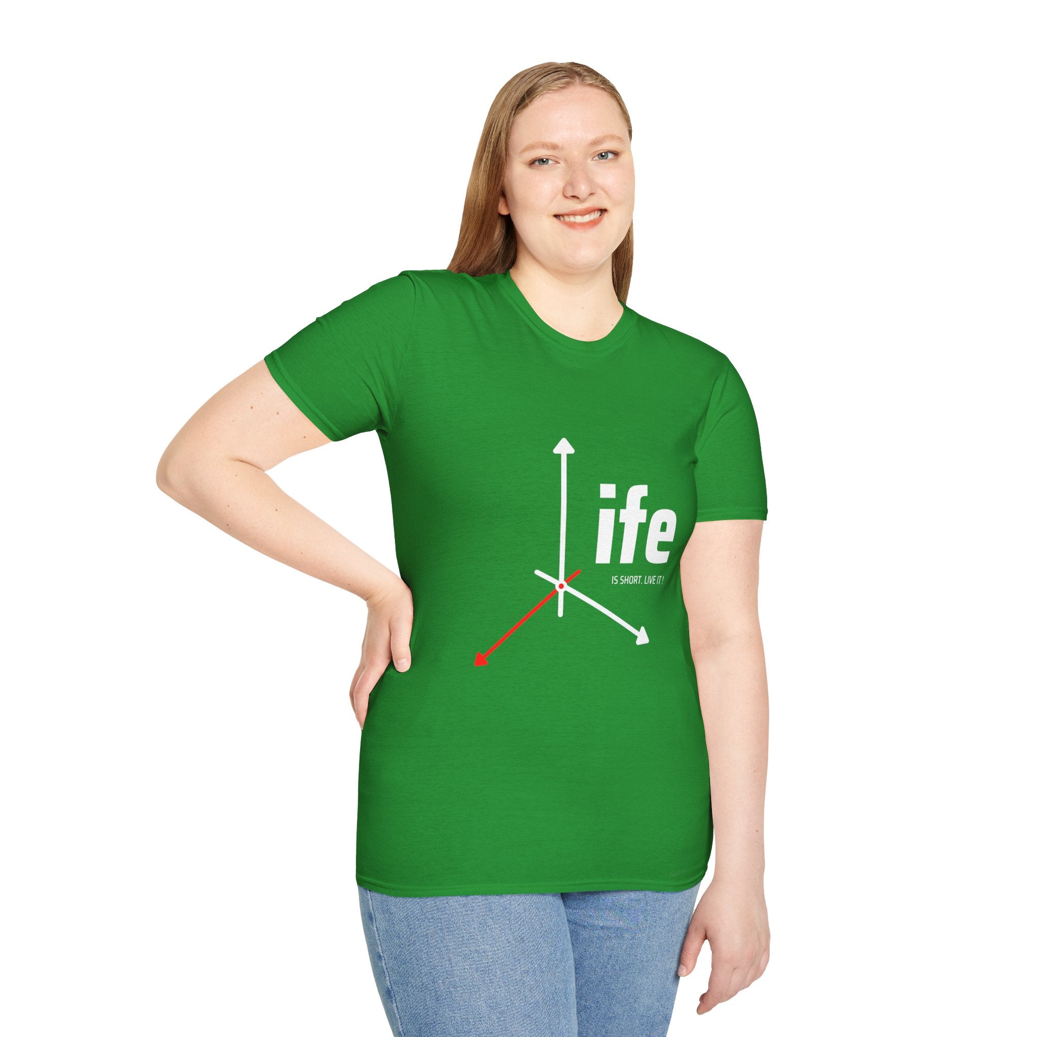 Life Direction Unisex T-Shirt, Motivational Tee, Casual Wear, Gift for Friends, Inspirational Life quote, Everyday Style
