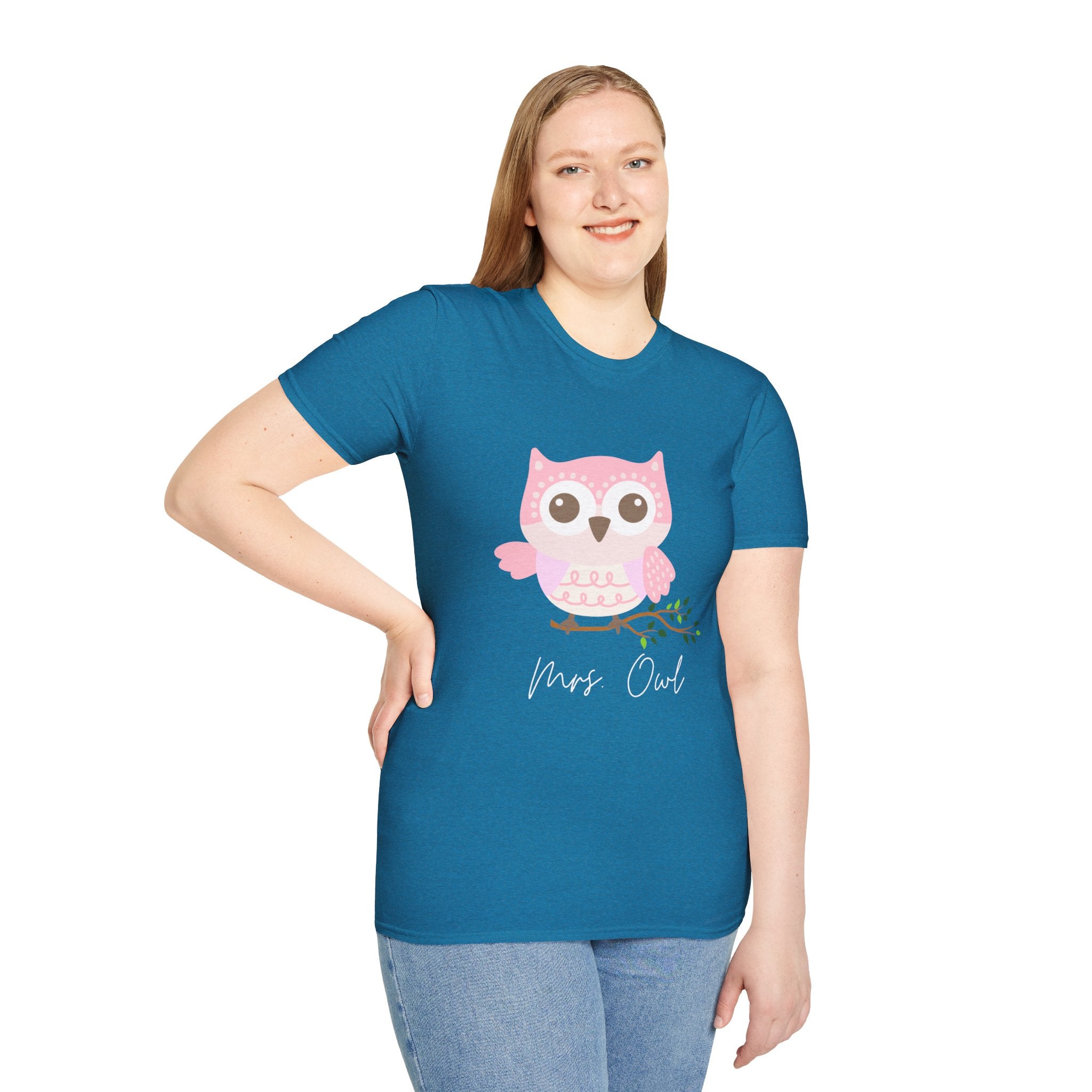 Cute Owl Unisex T-Shirt, Gift for Animal Lovers, Cozy Casual Wear