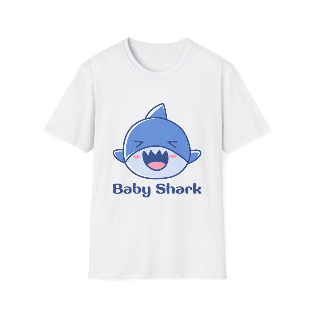 Baby Shark Softstyle T-Shirt, Fun Kids Tee, Cute Baby Shark Shirt