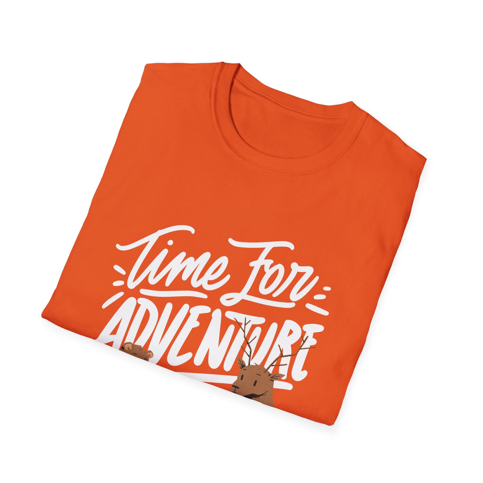 Adventure Bears Unisex Softstyle T-Shirt, Camping Shirt