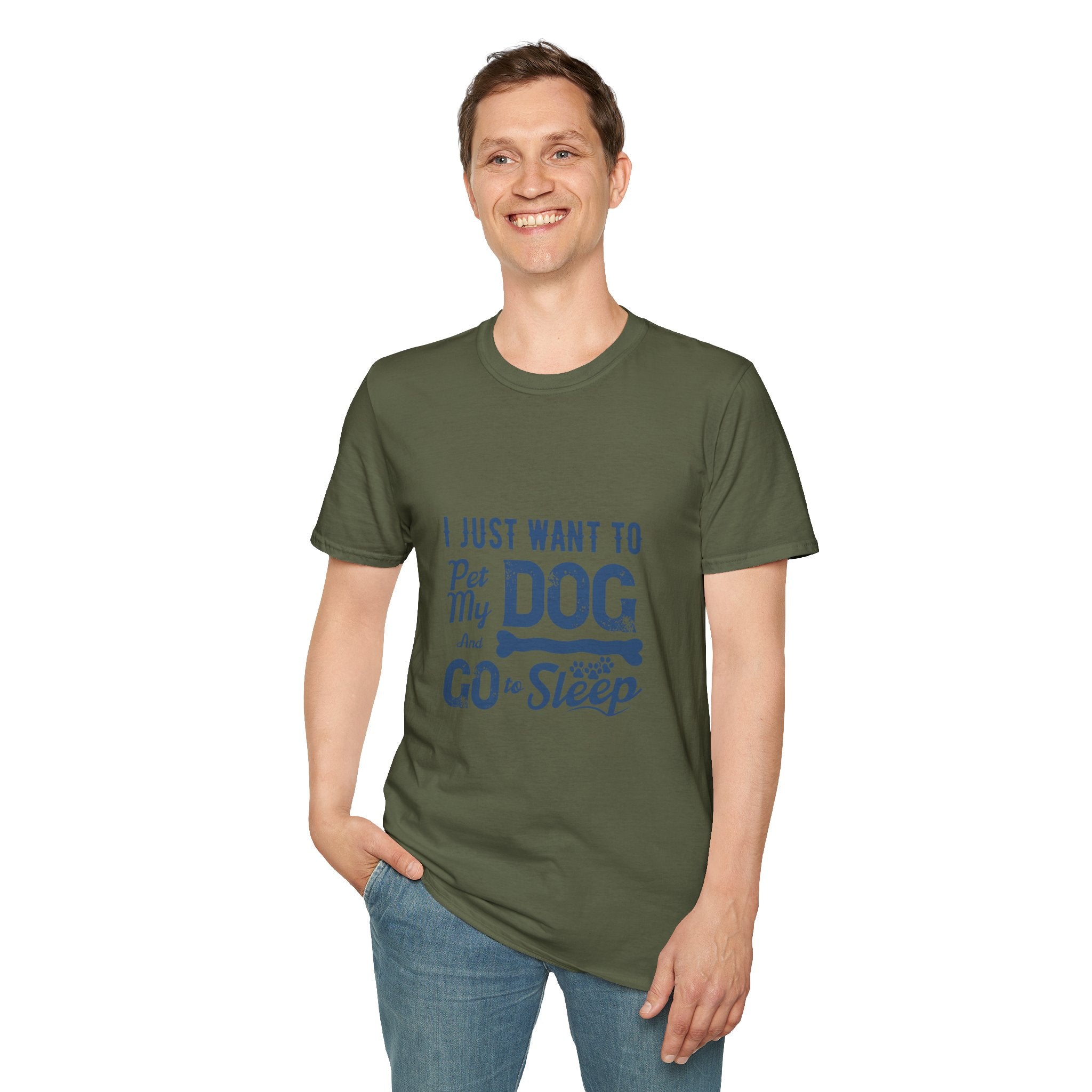 Funny Dog Lover Unisex T-Shirt, Pet Lover Gift, Cute Dog T-Shirt, Dog Mom, Dog Dad Apparel, Animal Lover Shirt