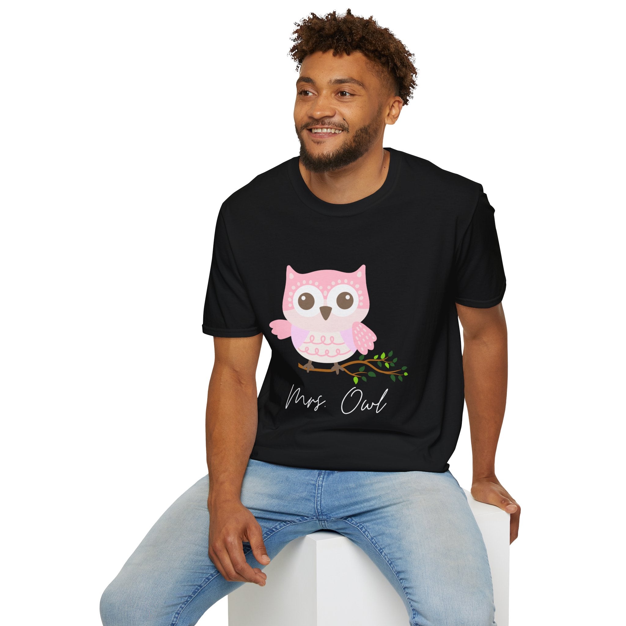 Cute Owl Unisex T-Shirt, Gift for Animal Lovers, Cozy Casual Wear
